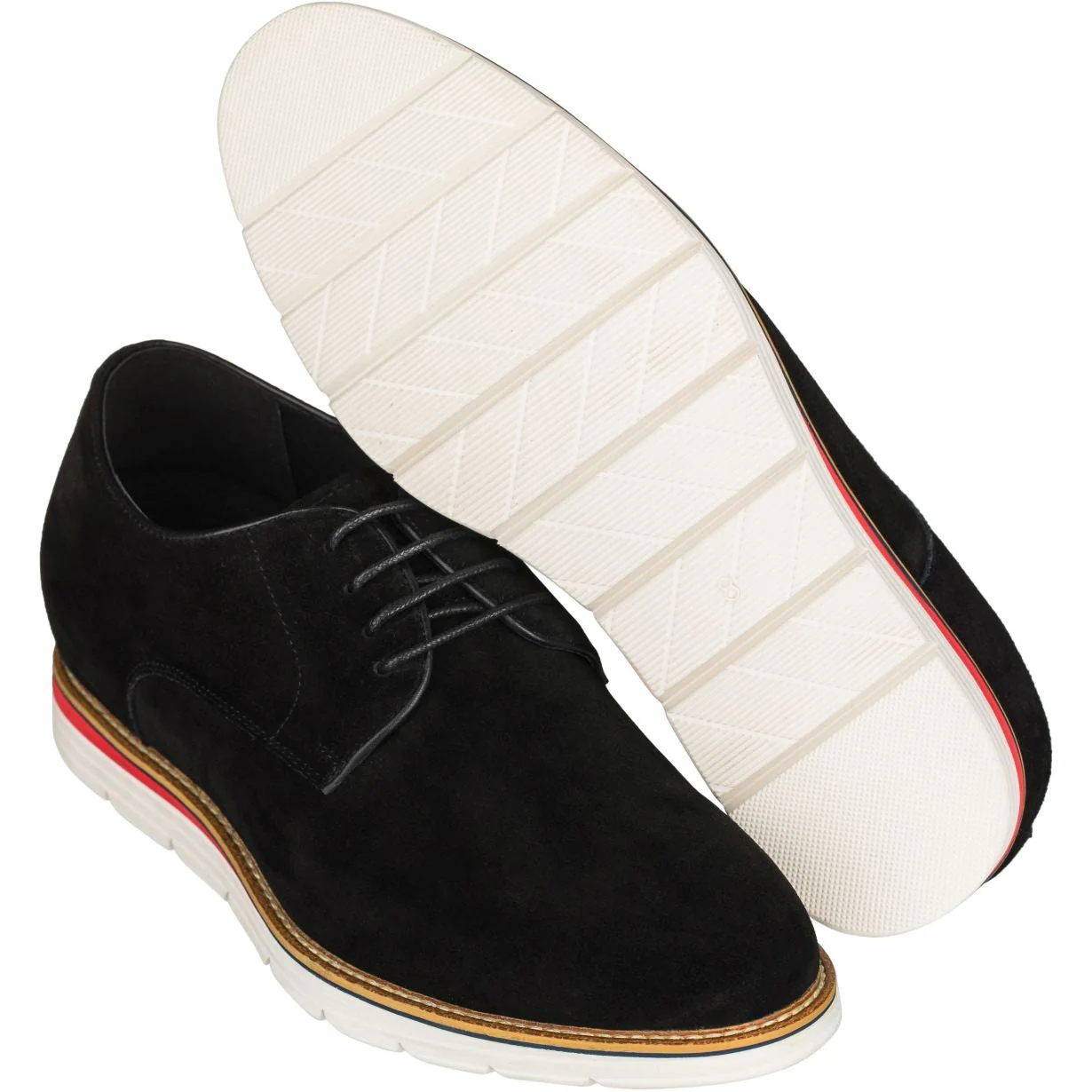 Y4222 - 3.2 Inches Taller (Nubuck Black) - Men's Shoes - Image 5