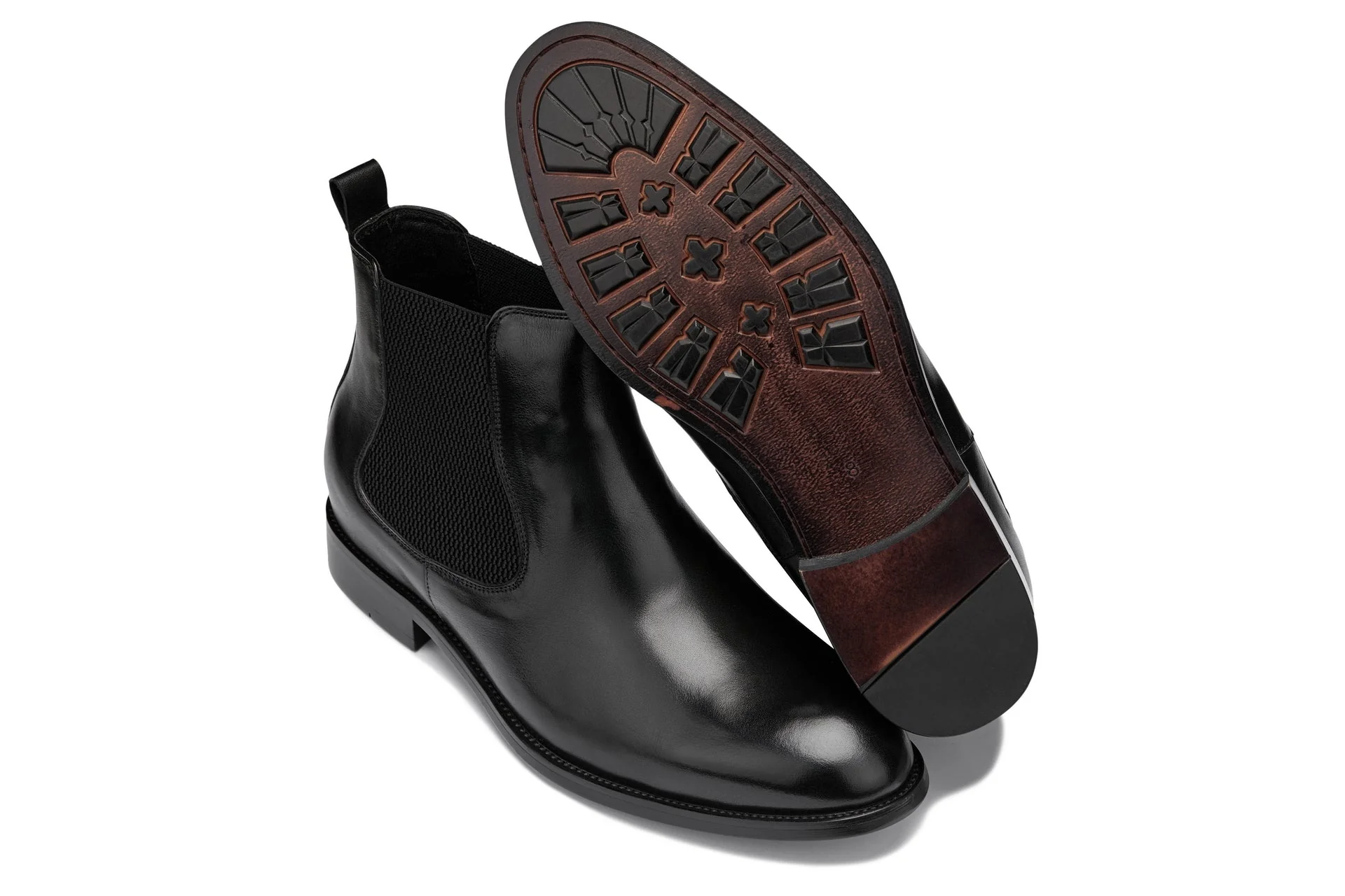 Y72230 - 2.8 Inches Taller (Black) - Chelsea Men's Boots - Image 6