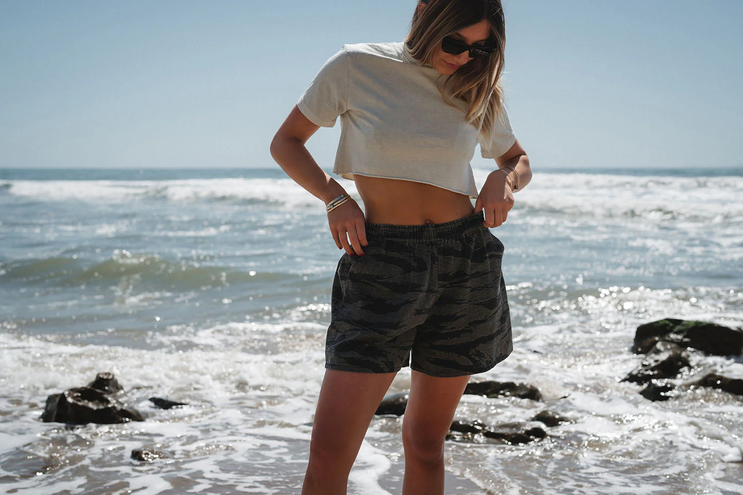 Camo Day Shorts – Elastic Waist & Utility Pockets - Image 2