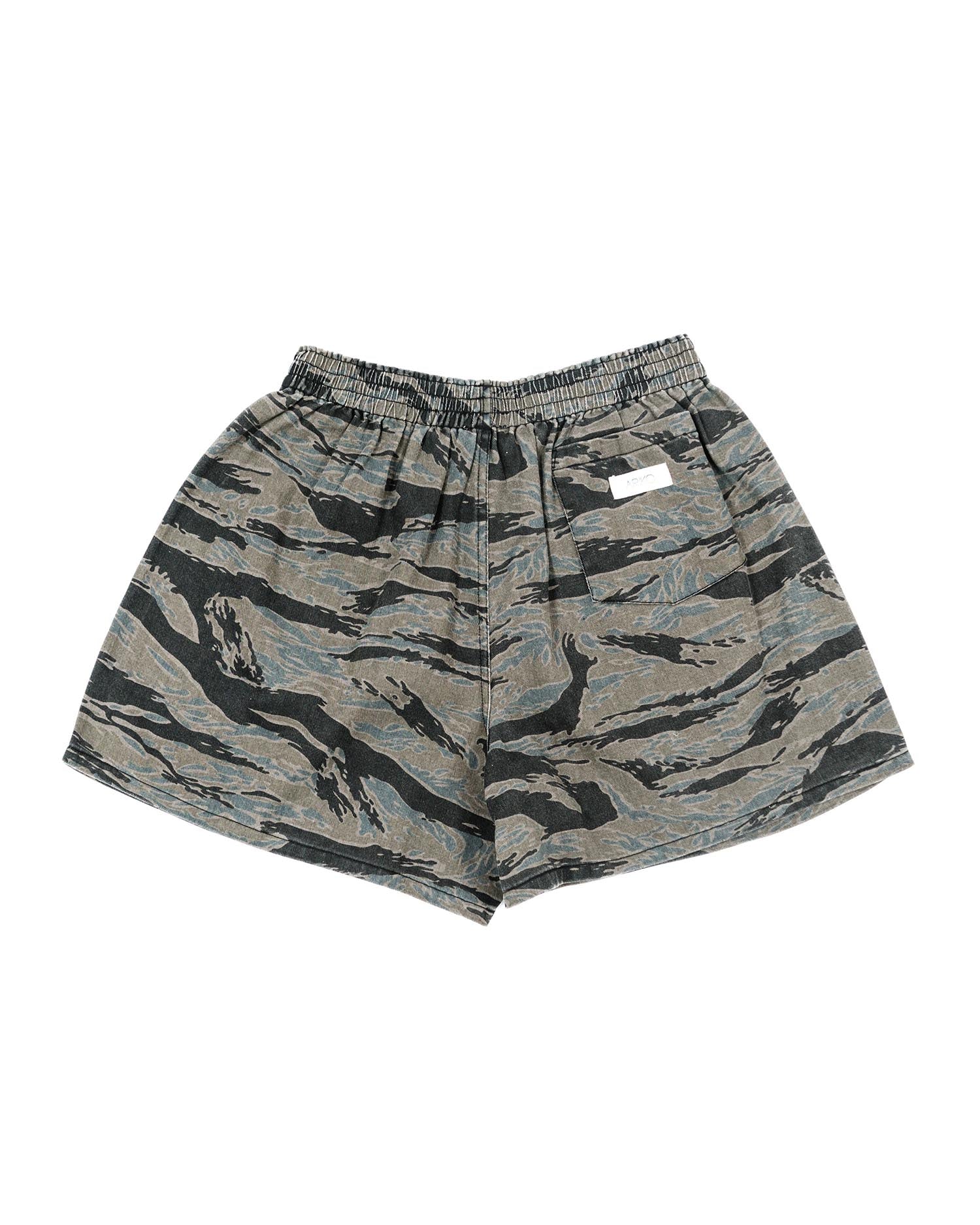 Camo Day Shorts – Elastic Waist & Utility Pockets - Image 3