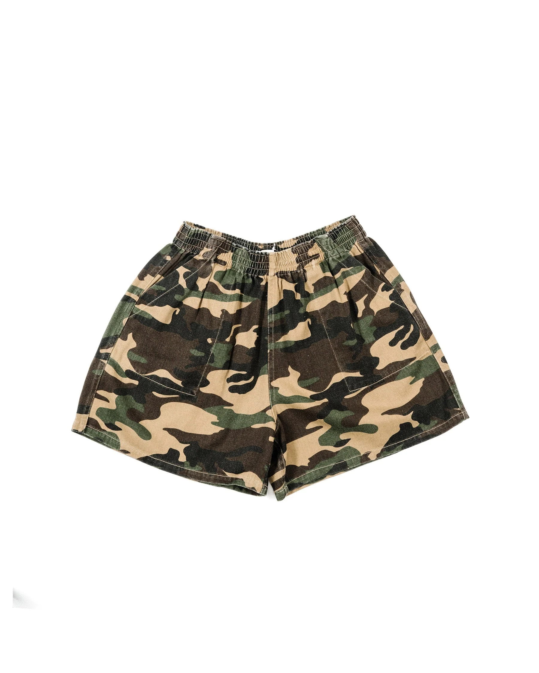Camo Day Shorts – Elastic Waist & Utility Pockets - Image 8