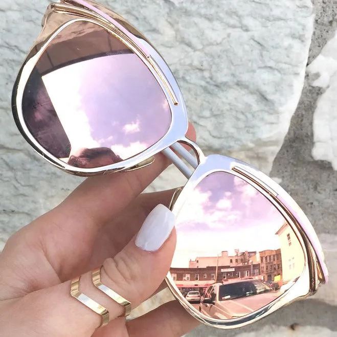 Candy Polarized Sunglasses - Rose Gold - Image 6
