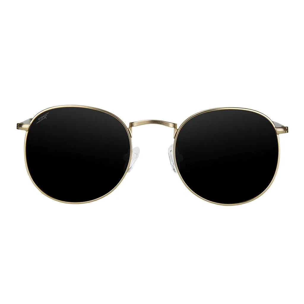 CAPTAIN Real Carbon Fiber Sunglasses (Polarized Lens | Carbon Fiber Temples | Gold) - Image 3