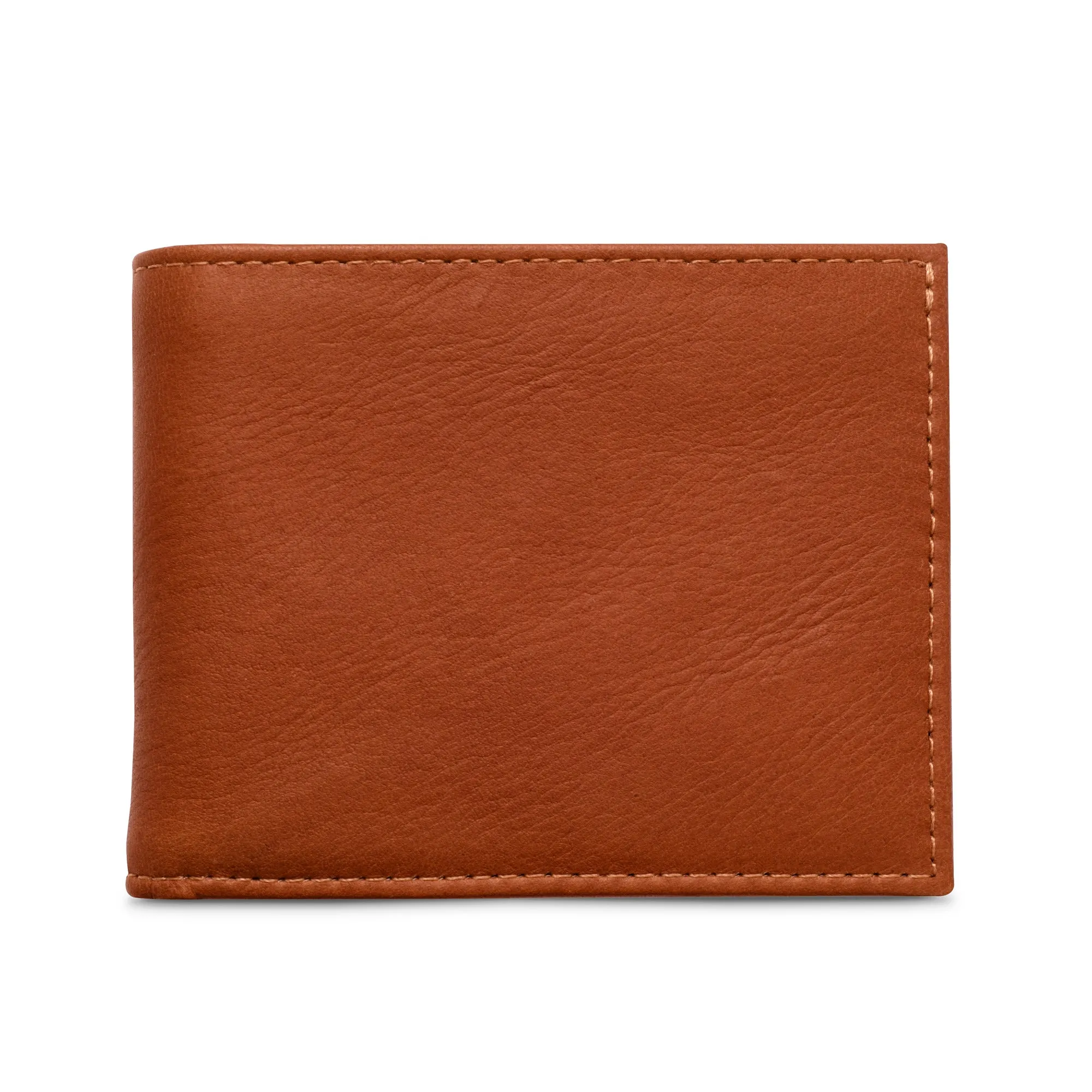 Carry-It-All Bifold Men's Leather Wallet (American Flag optional) - Image 21