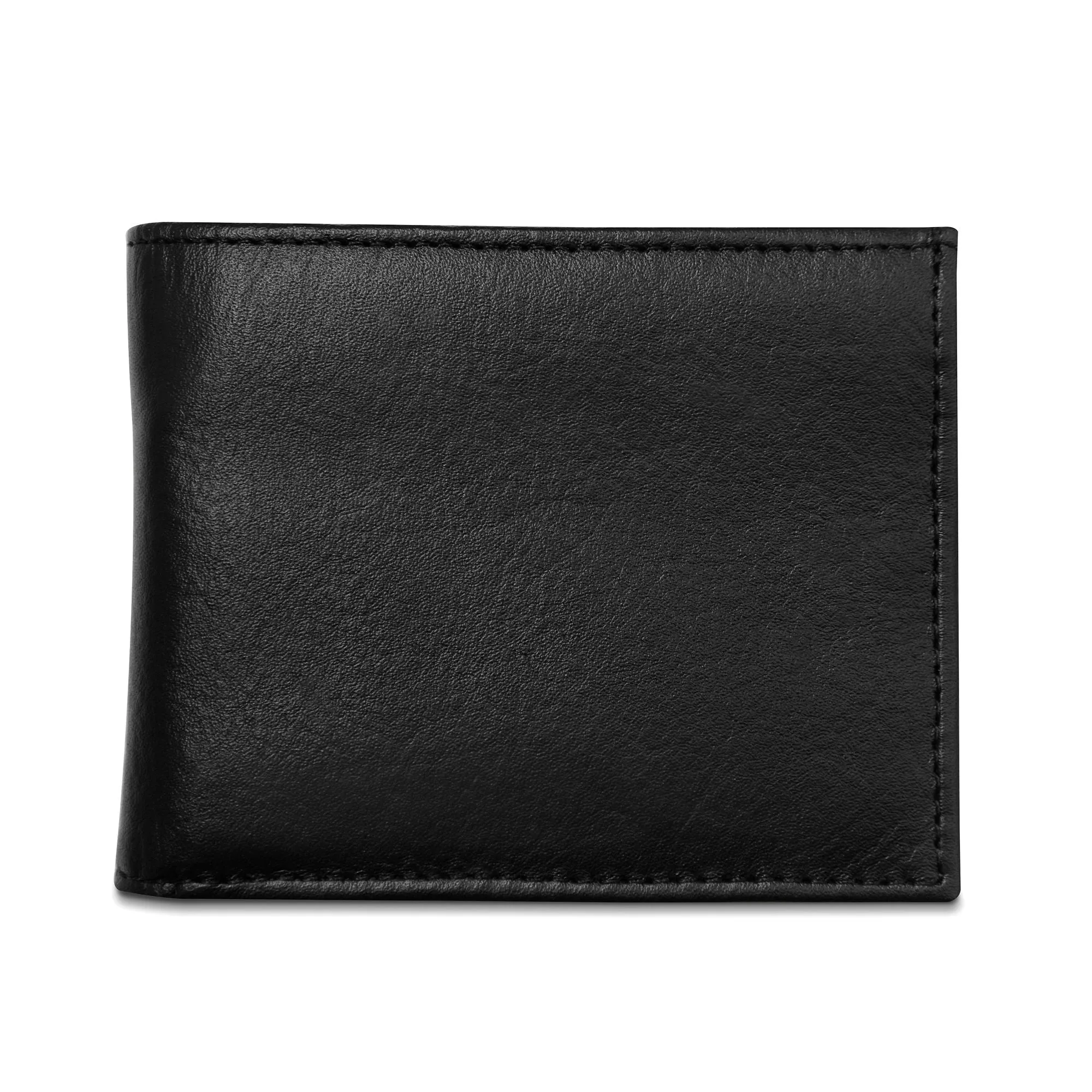 Carry-It-All Bifold Men's Leather Wallet (American Flag optional) - Image 22