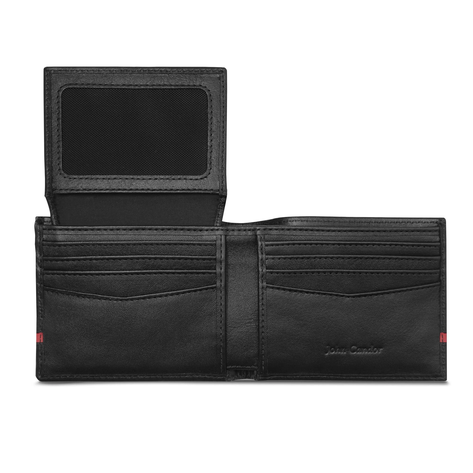 Carry-It-All Bifold Men's Leather Wallet (American Flag optional) - Image 23