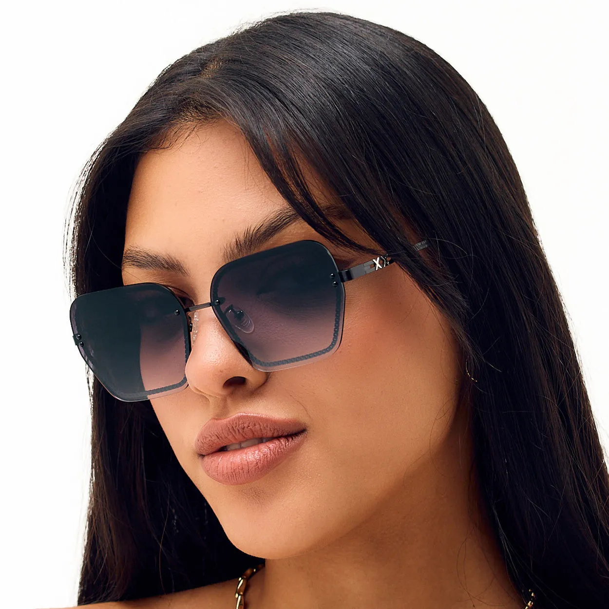 Chain Reaction Sunglasses - Faded Black - Image 4
