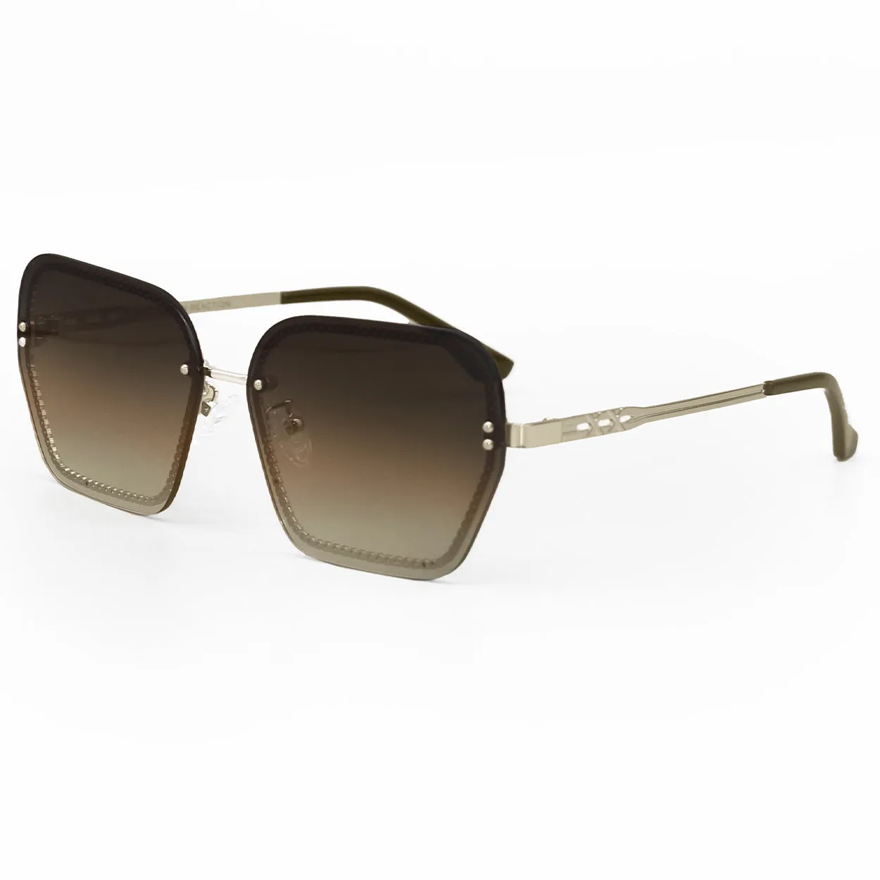 Chain Reaction Sunglasses - Faded Brown - Image 2