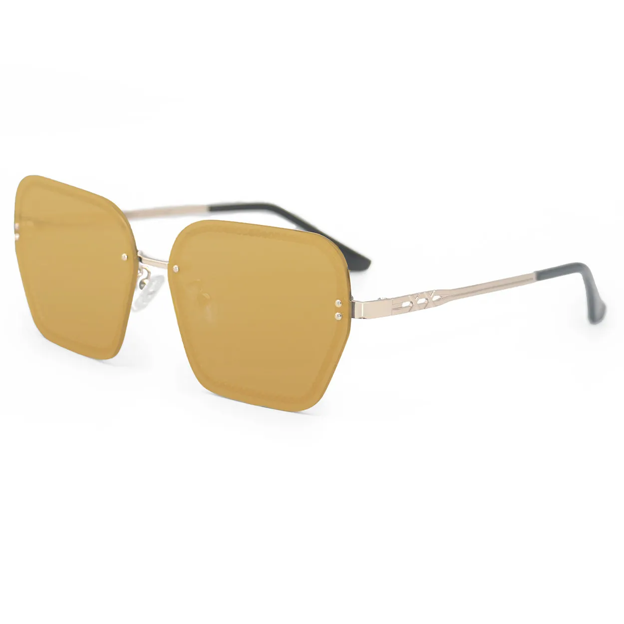 Chain Reaction Sunglasses - Mirrored Gold - Image 5