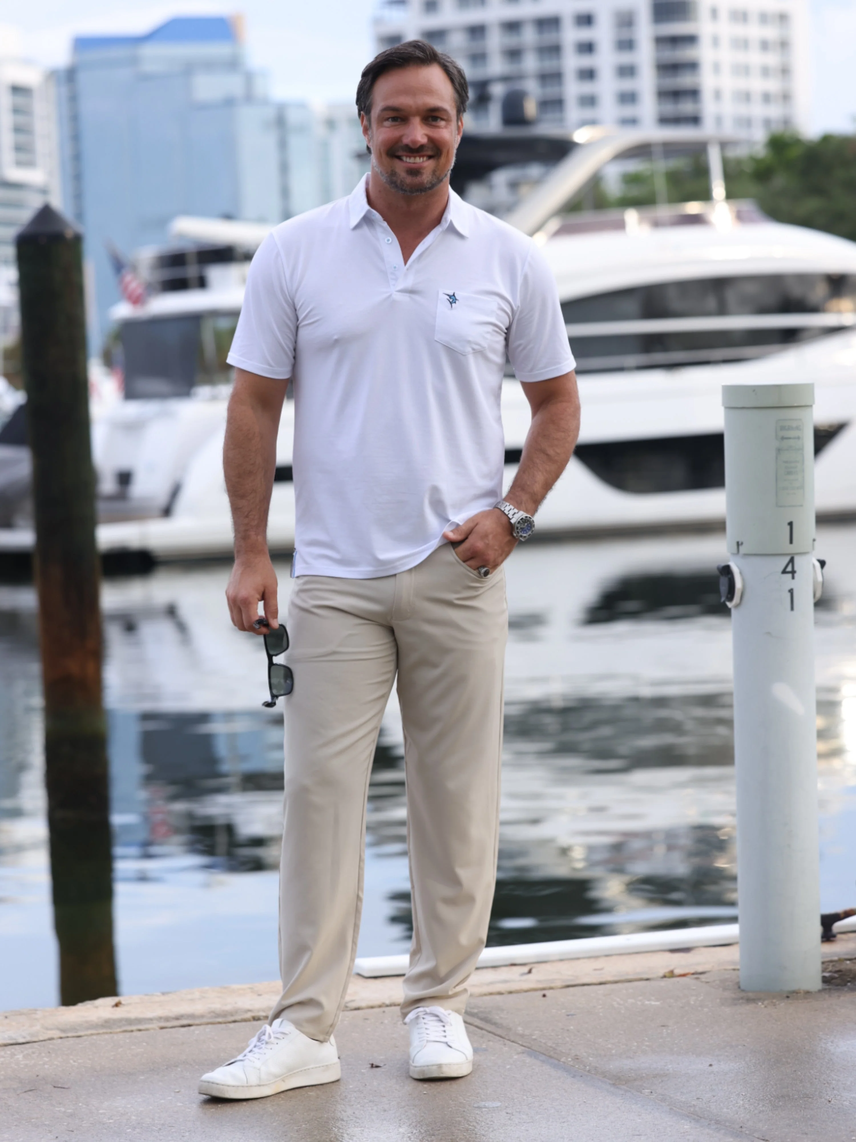 Charleston Modern Fit Casual Polo - Image 4