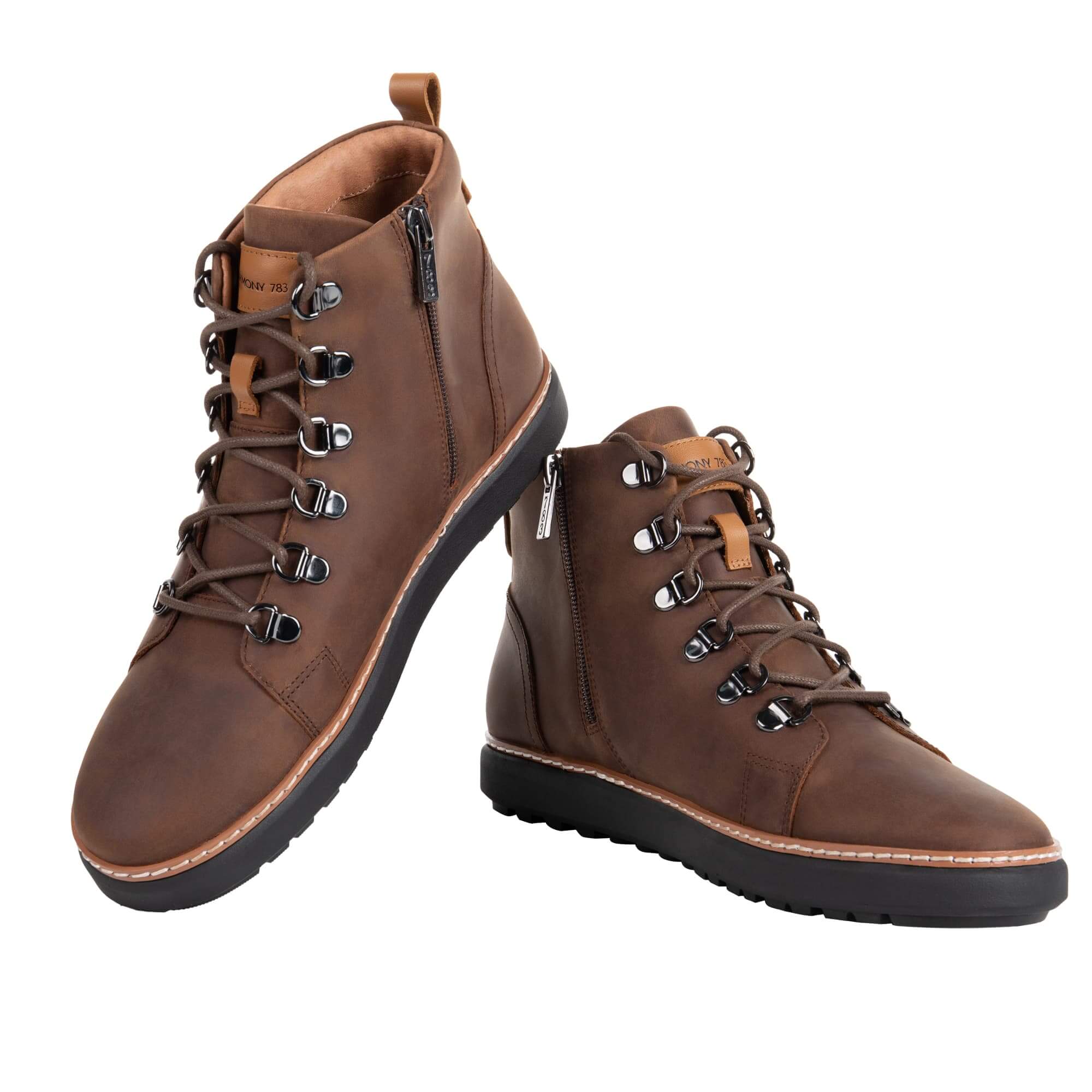 Charlie High-Top Grounding Shoes • Brown Leather - Image 10