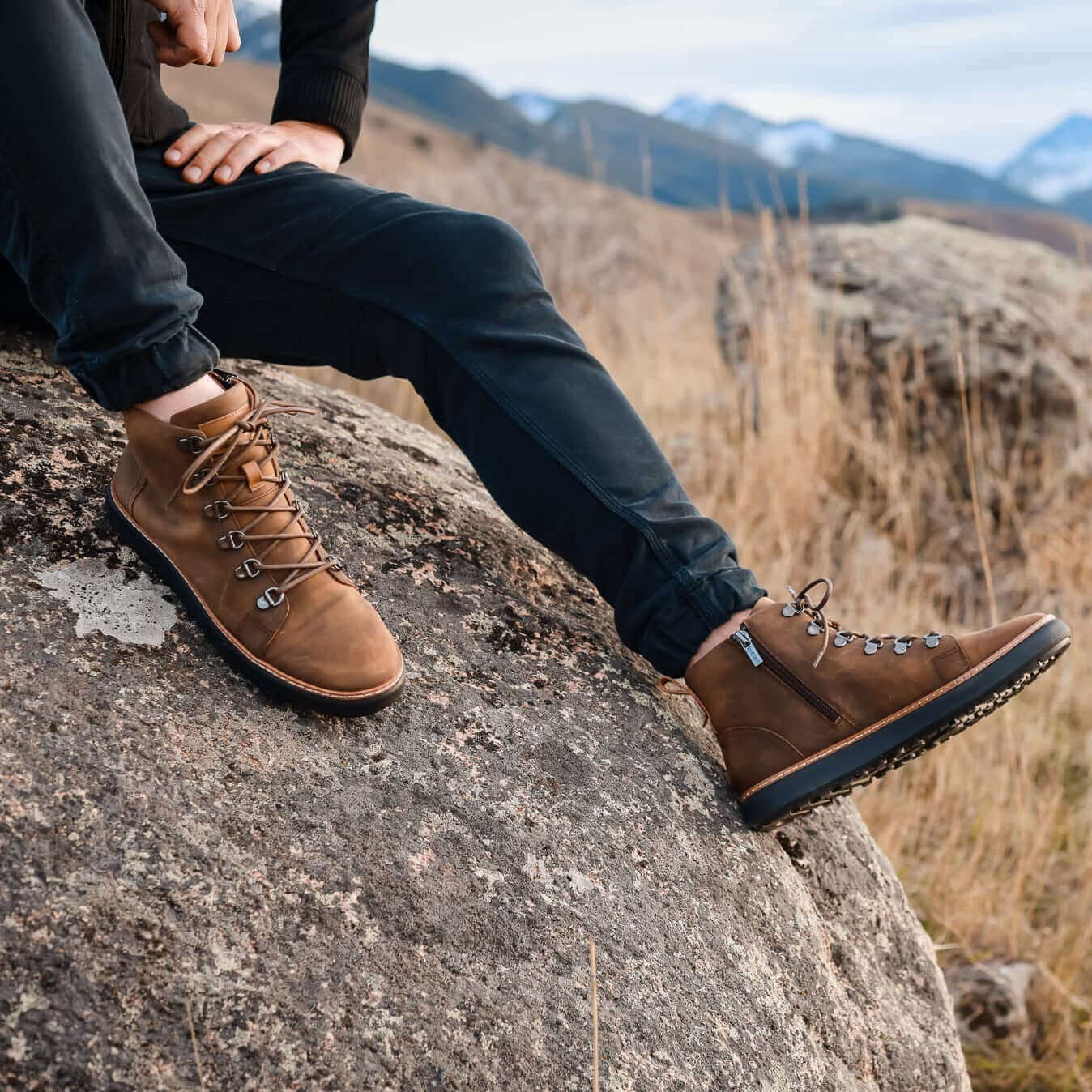 Charlie High-Top Grounding Shoes • Brown Leather - Image 12