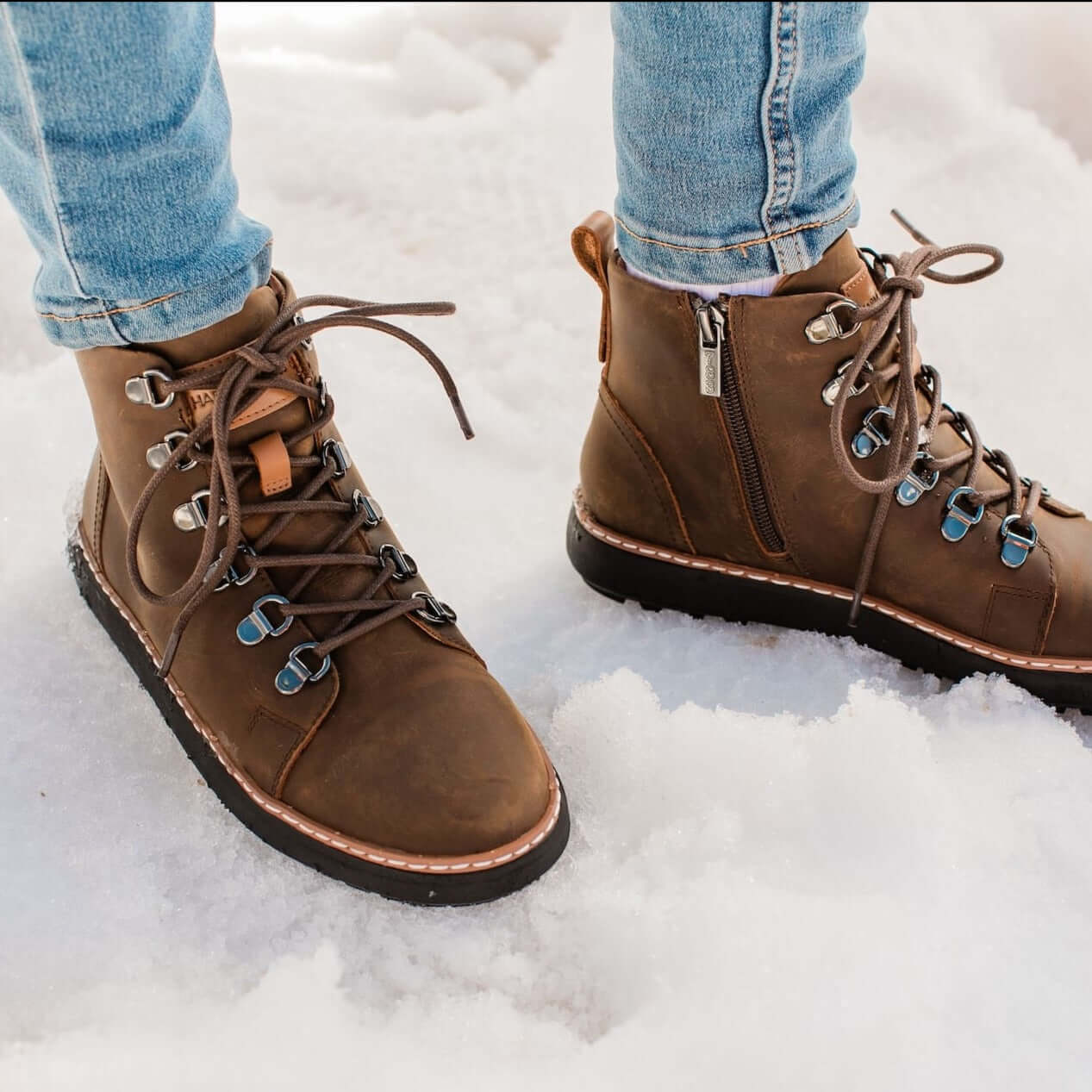 Charlie High-Top Grounding Shoes • Brown Leather - Image 2