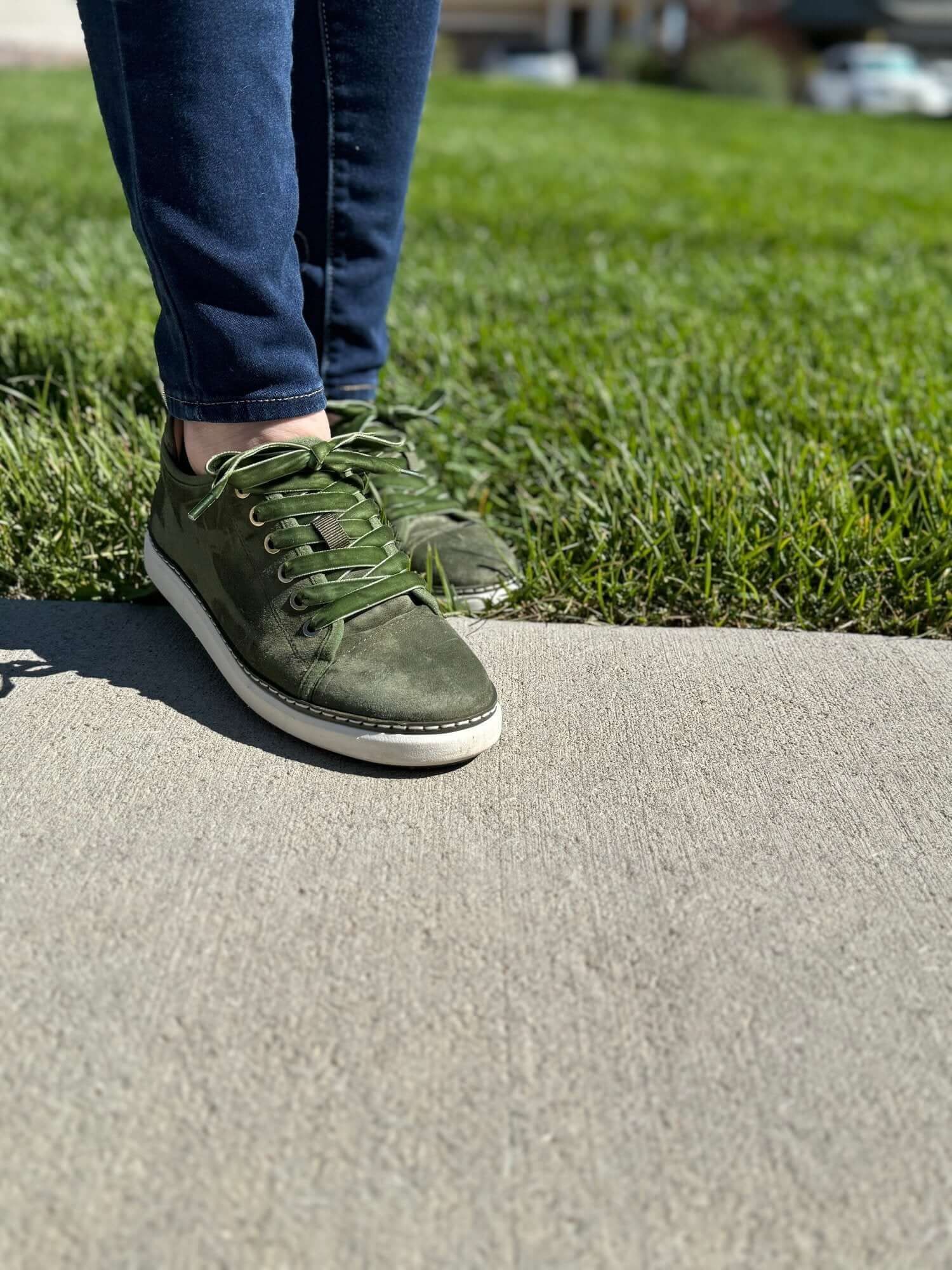 Charlotte Walker Grounding Shoes • Olive Suede - Image 13
