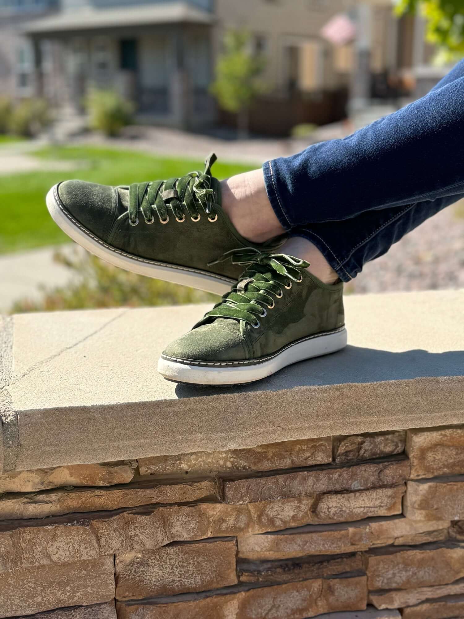 Charlotte Walker Grounding Shoes • Olive Suede - Image 14