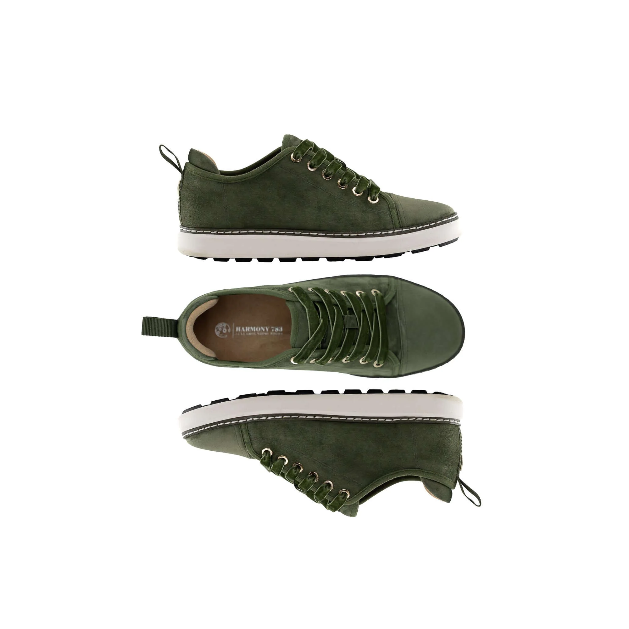 Charlotte Walker Grounding Shoes • Olive Suede - Image 8