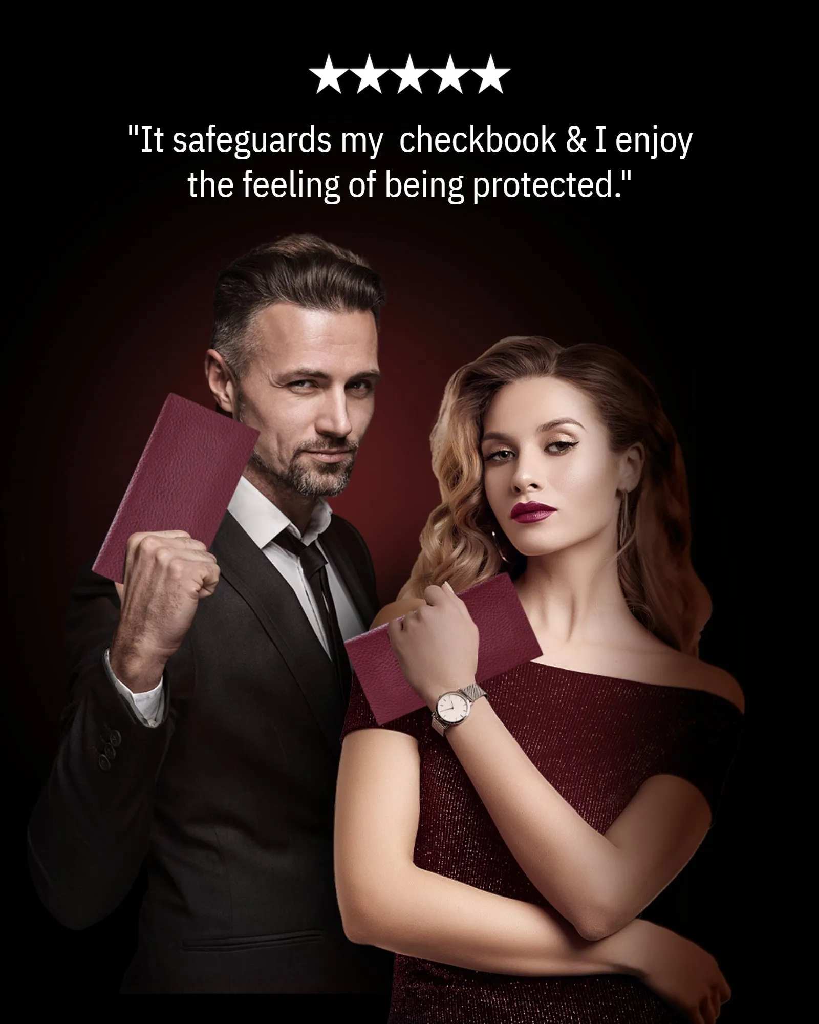 Leather Checkbook Cover - Image 18