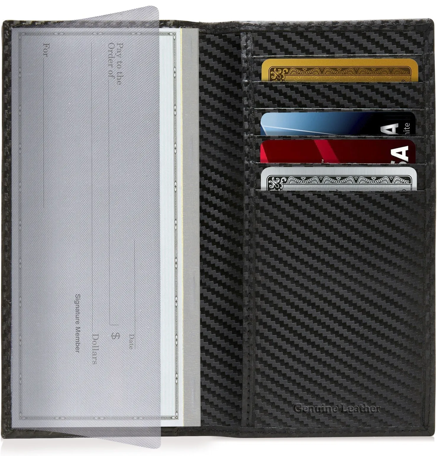 Leather Checkbook Cover - Image 6