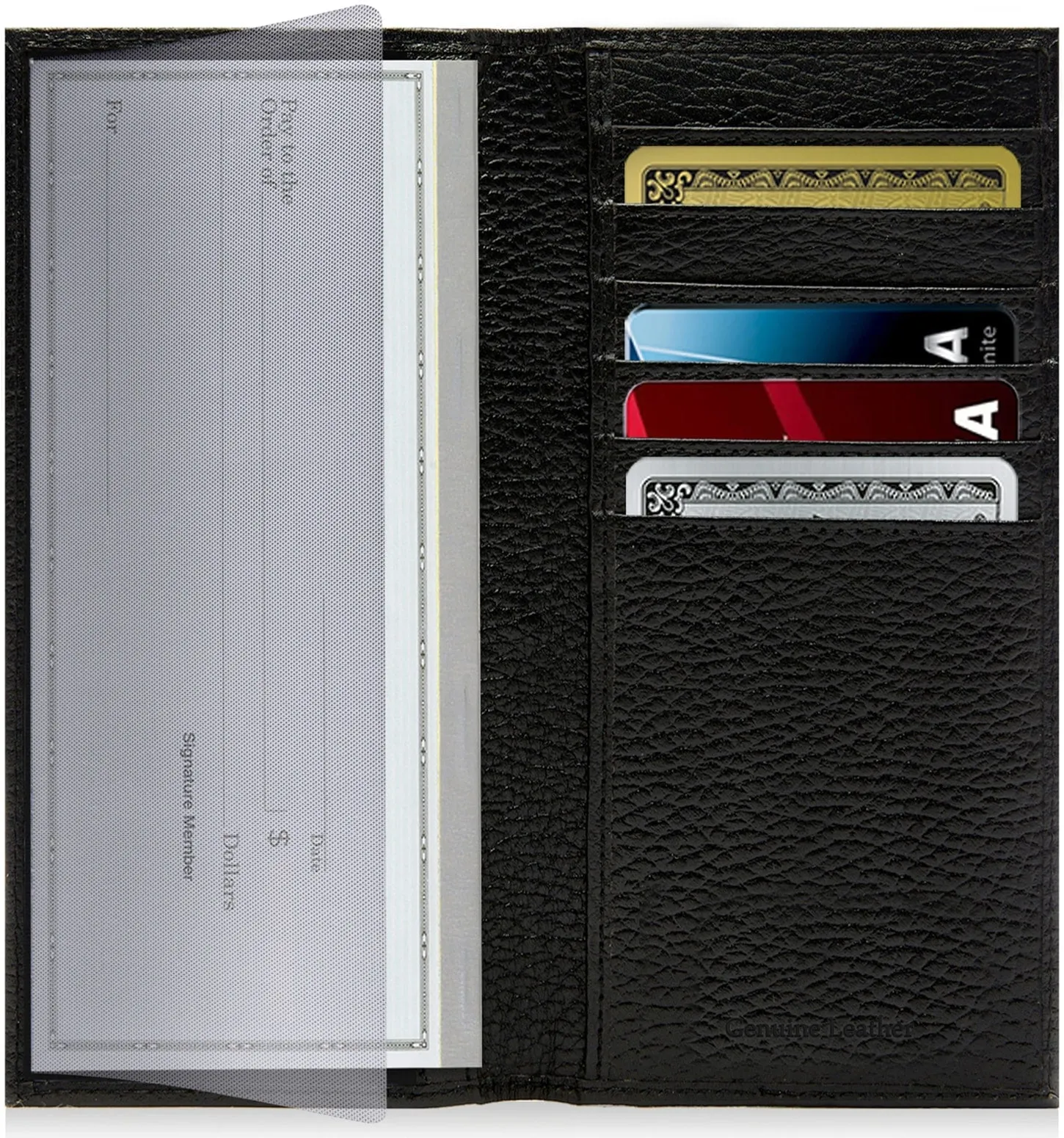 Leather Checkbook Cover - Image 7
