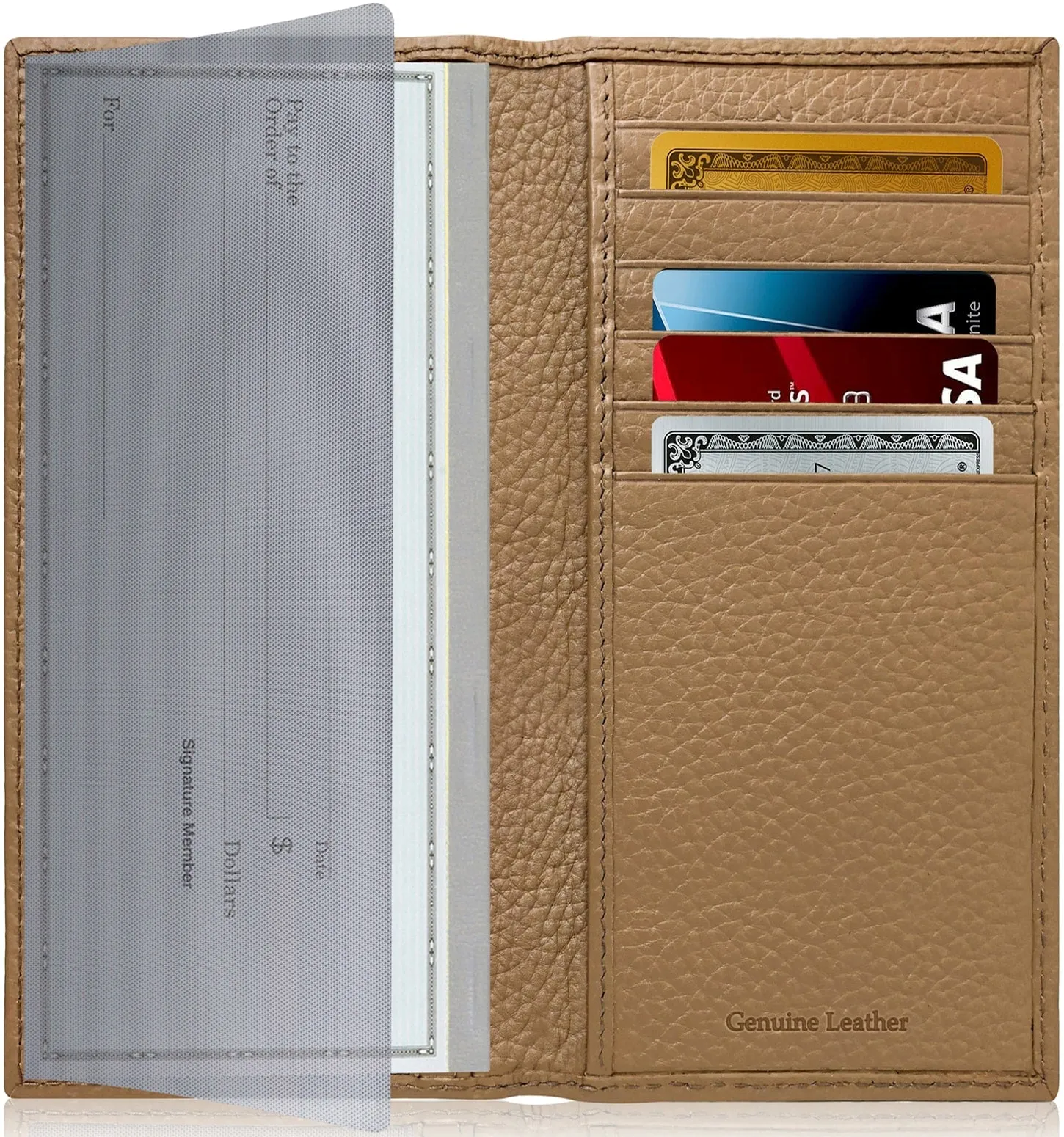 Leather Checkbook Cover - Image 73
