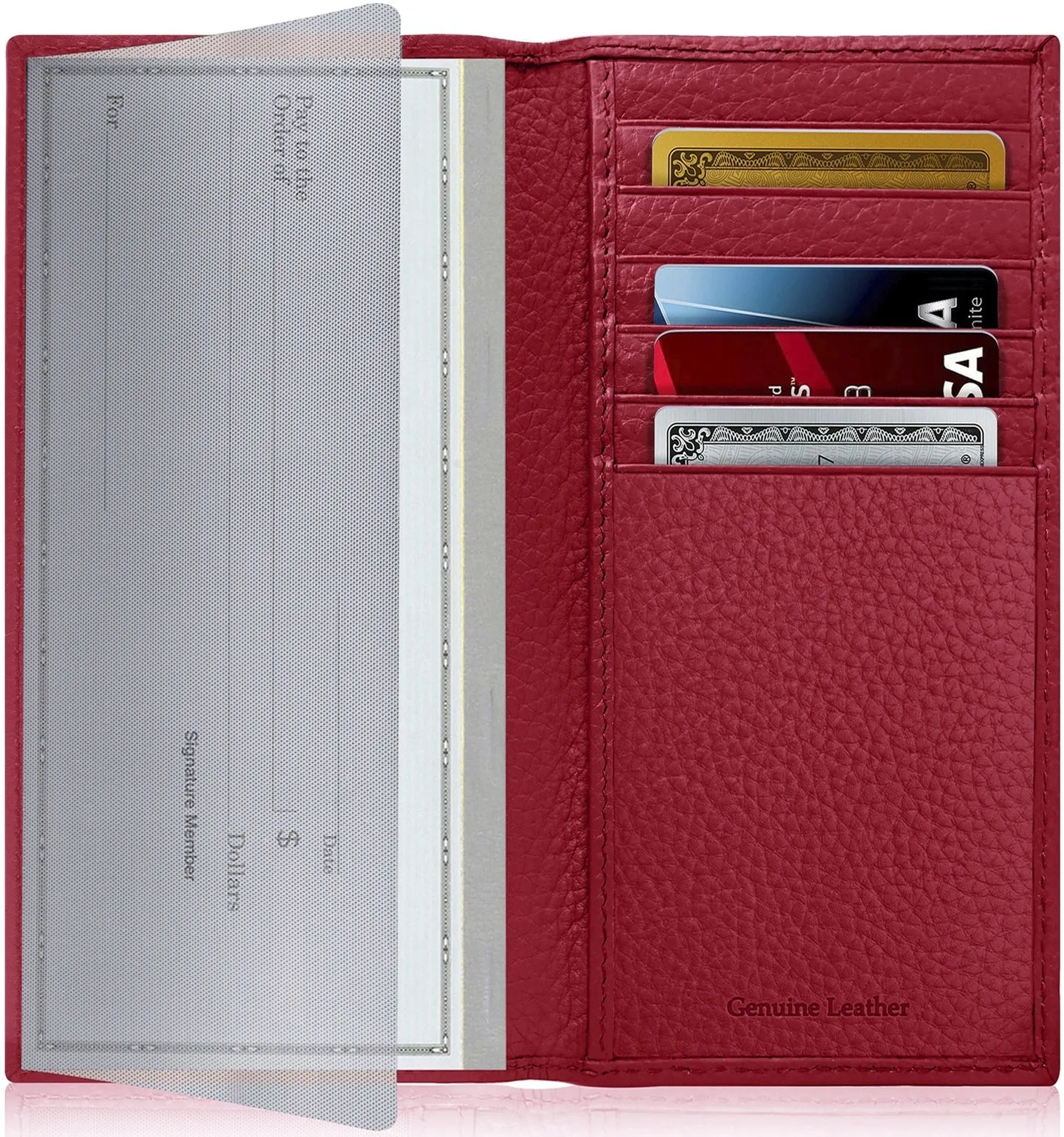Leather Checkbook Cover - Image 8