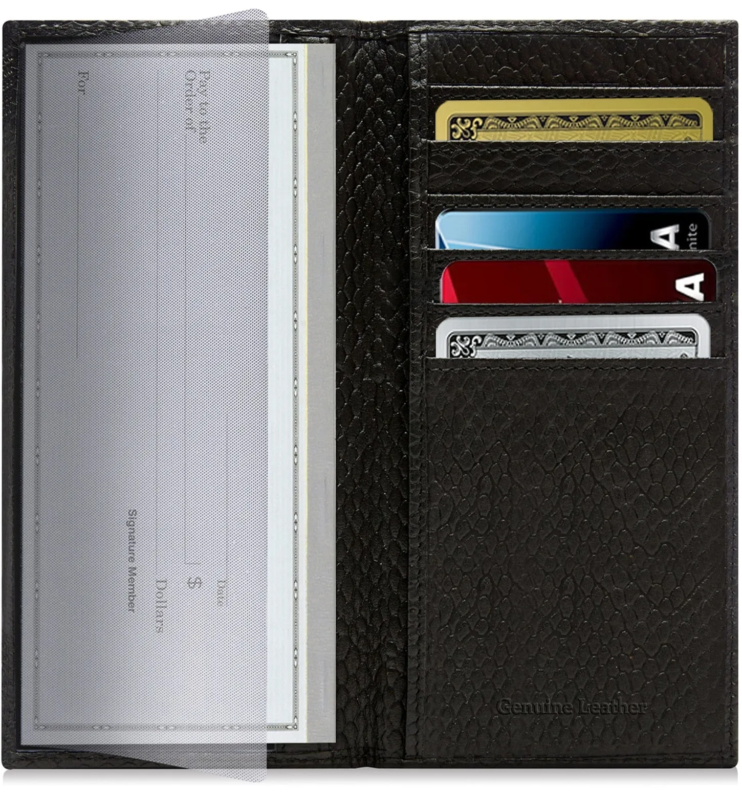 Leather Checkbook Cover - Image 85
