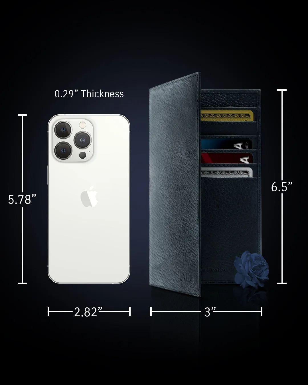 Leather Checkbook Cover - Image 94