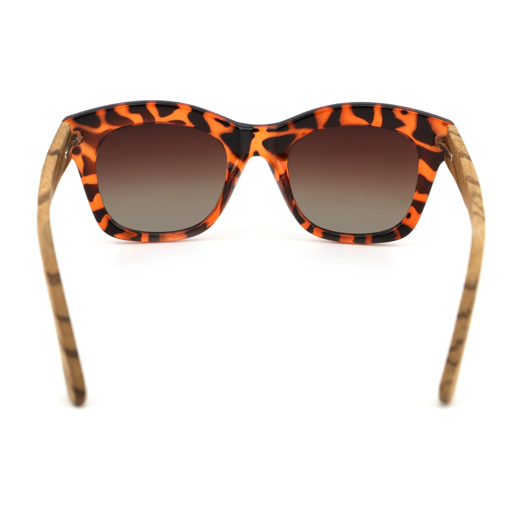 Chloe | Acetate & Walnut Sunglasses - Image 3