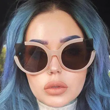 Chloe Sunglasses - Nude - Brown - Image 3