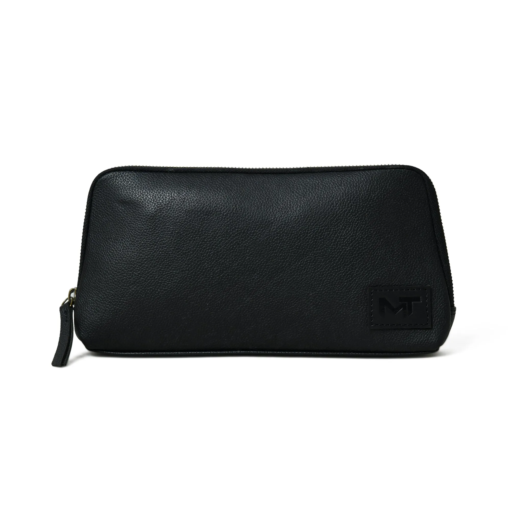 Classic Black Leather Clutch - Image 3