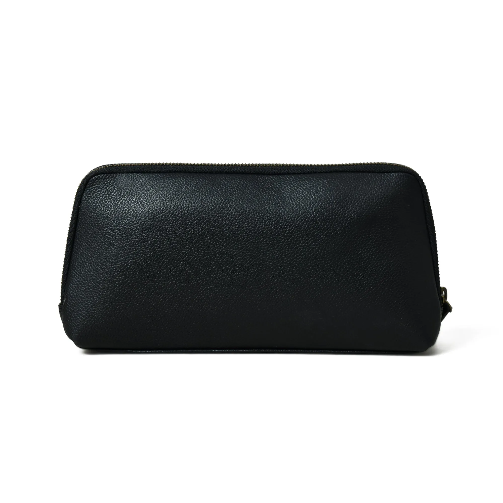 Classic Black Leather Clutch - Image 4