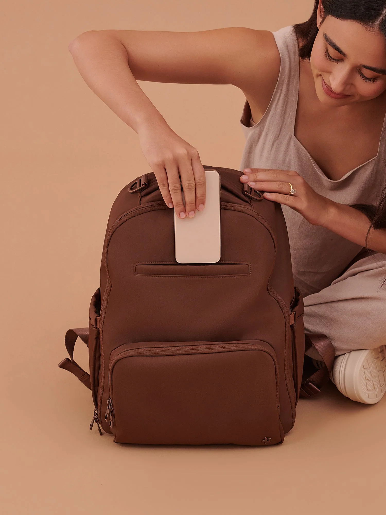 Classic Diaper Backpack - Espresso - Image 6