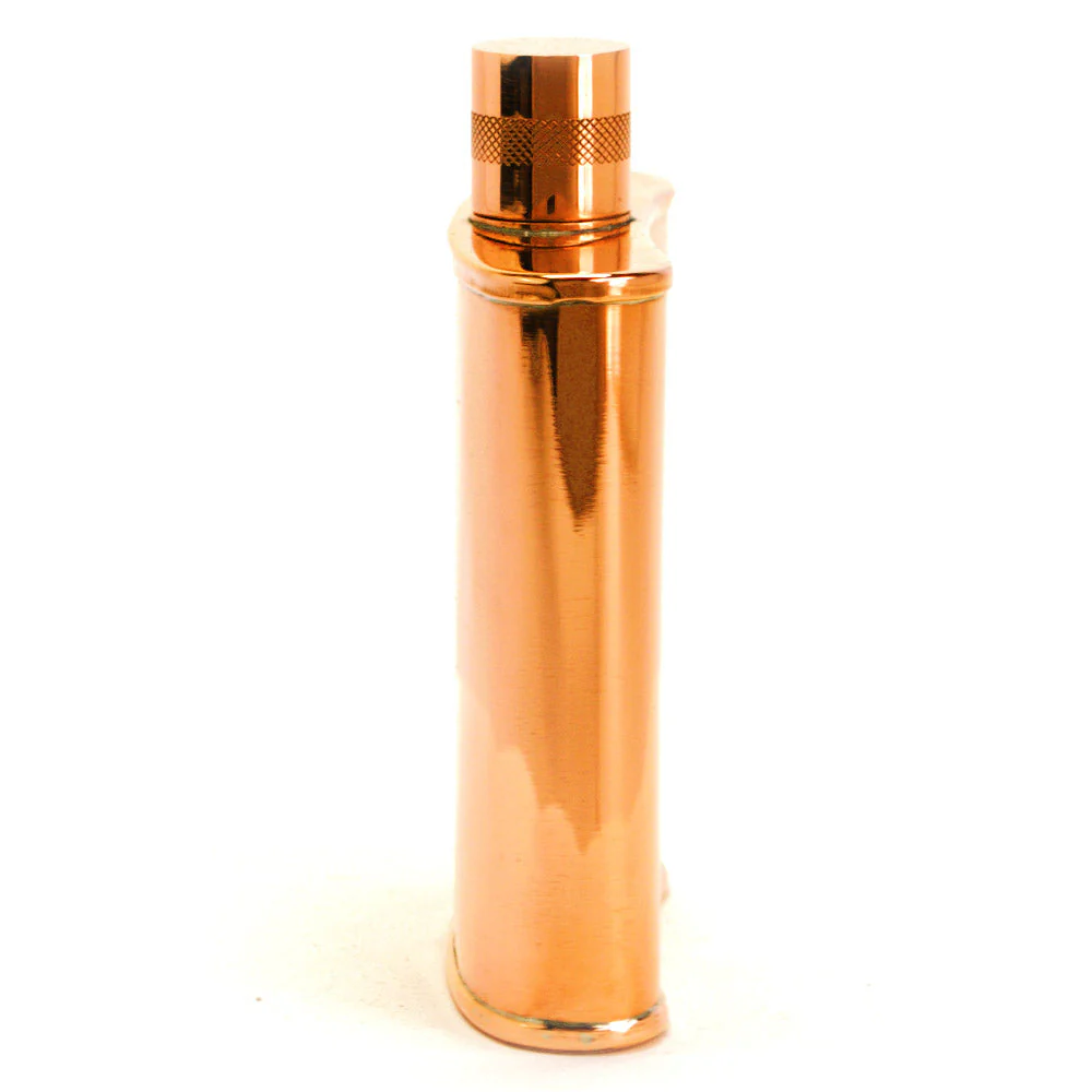 Classic Kidney 22-Gauge Solid Copper 9oz Flask - Image 22