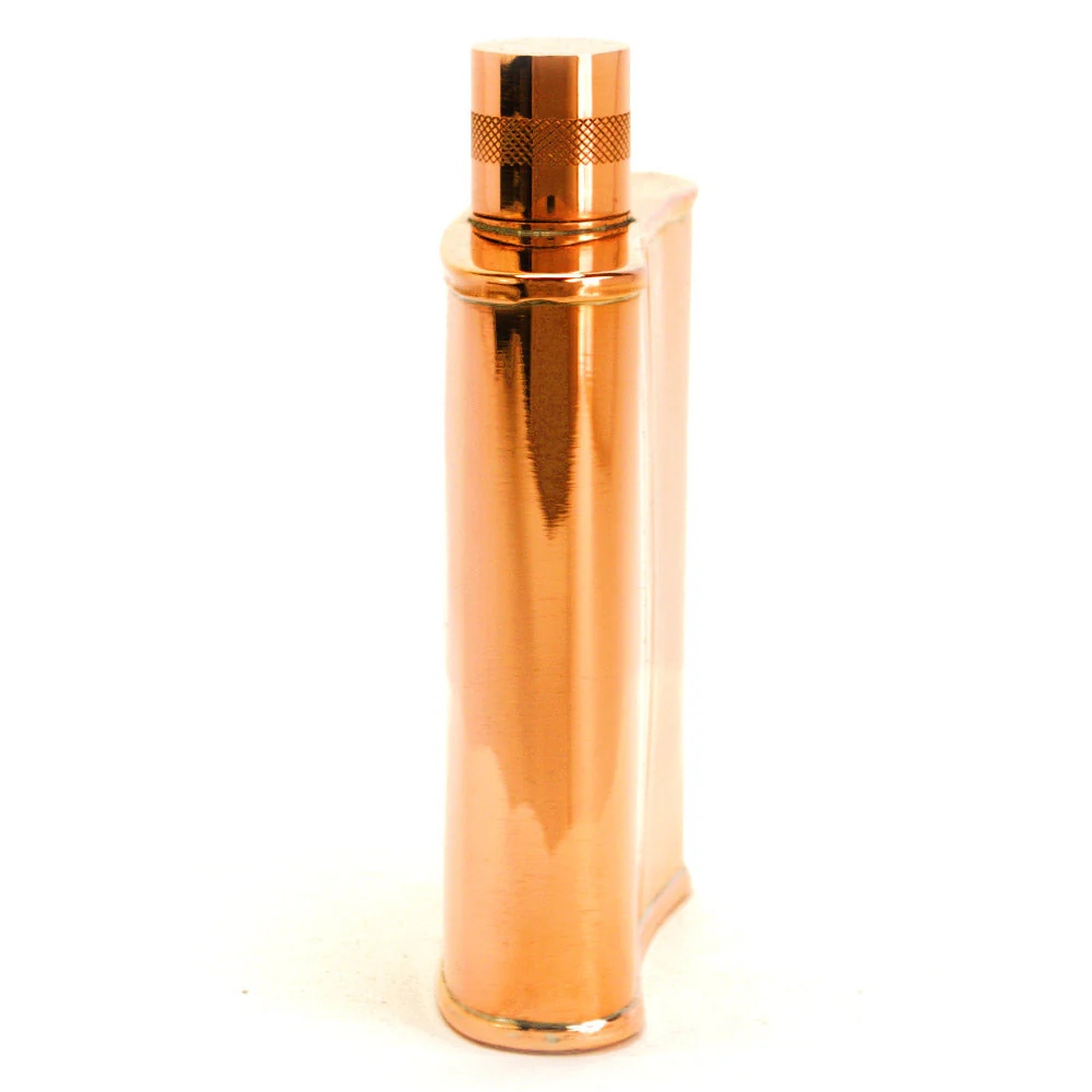 Classic Kidney 22-Gauge Solid Copper 9oz Flask - Image 23