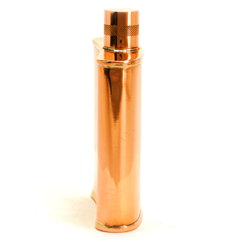 Classic Kidney 22-Gauge Solid Copper 9oz Flask - Image 57
