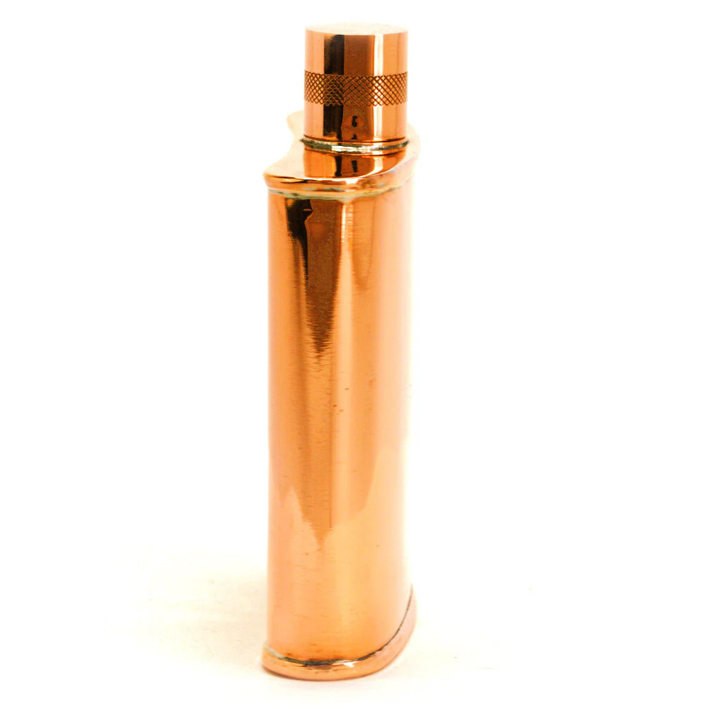 Classic Kidney 22-Gauge Solid Copper 9oz Flask - Image 58