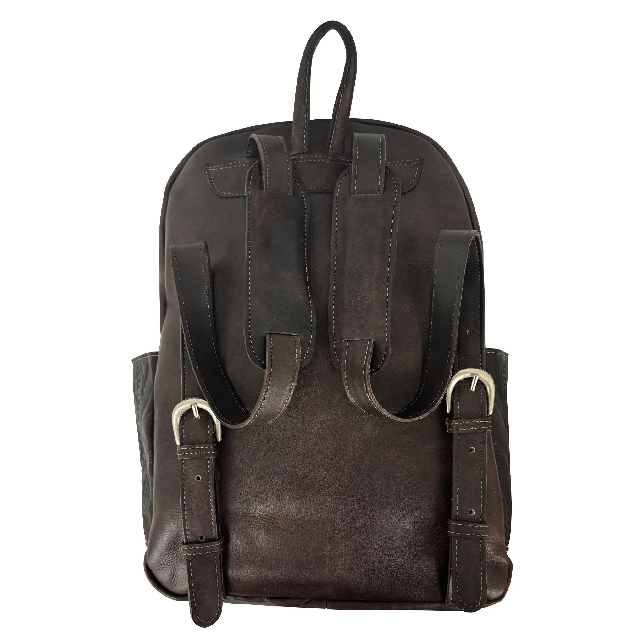 Classic Travel Backpack with Hair-On Hide and Laptop Compartment - Image 4