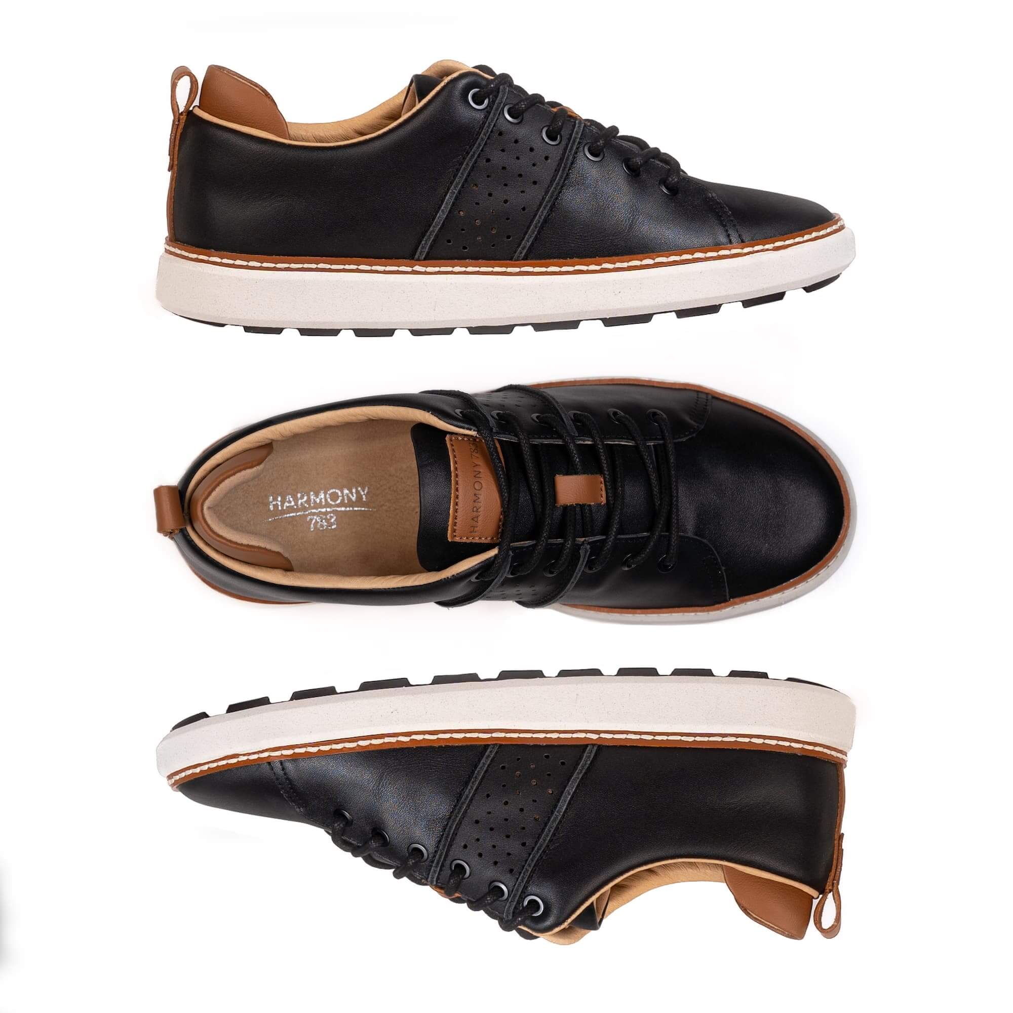 Classic Walker Grounding Shoes • Black Leather - Image 3
