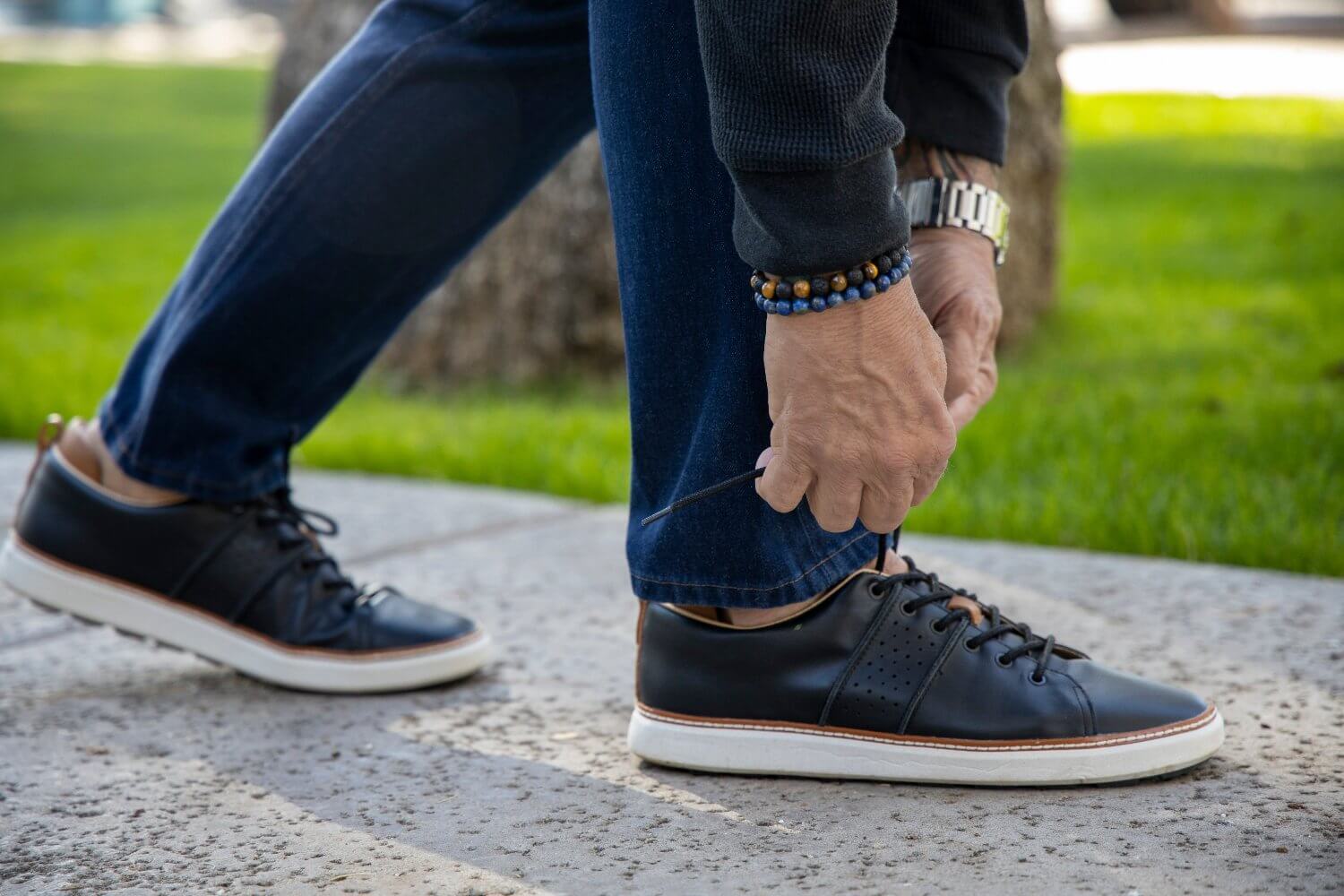 Classic Walker Grounding Shoes • Black Leather - Image 7