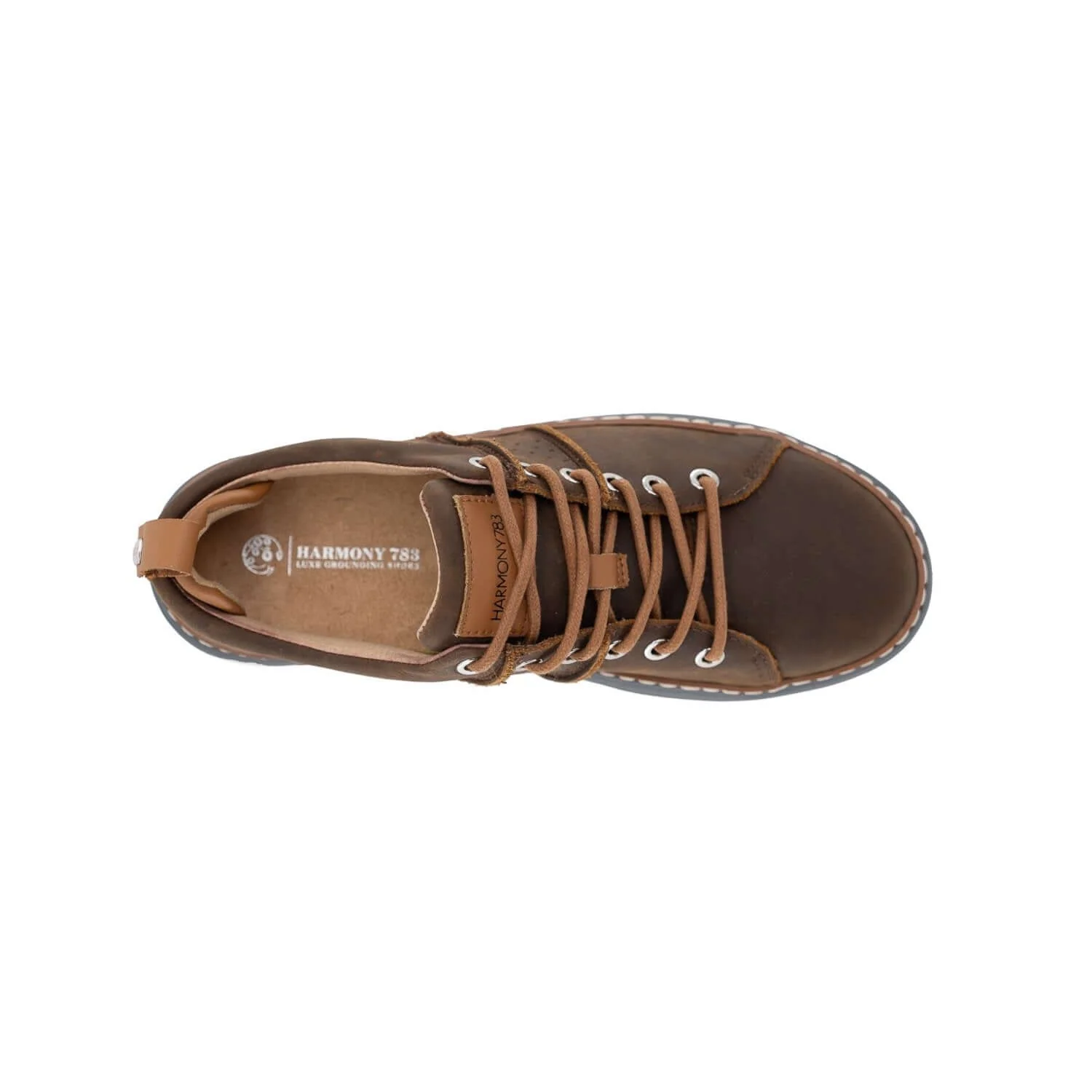 Classic Walker Grounding Shoes • Brown and Grey Leather - Image 12