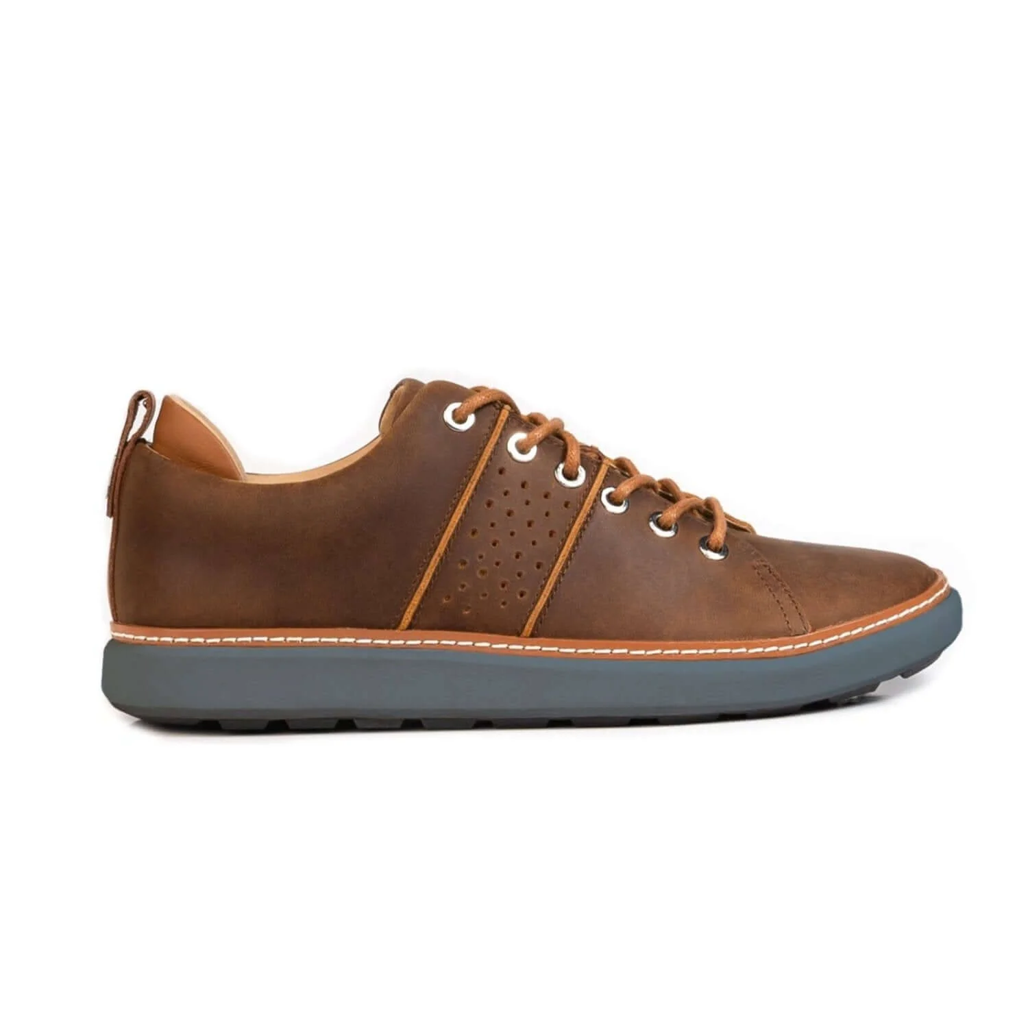 Classic Walker Grounding Shoes • Brown and Grey Leather - Image 2