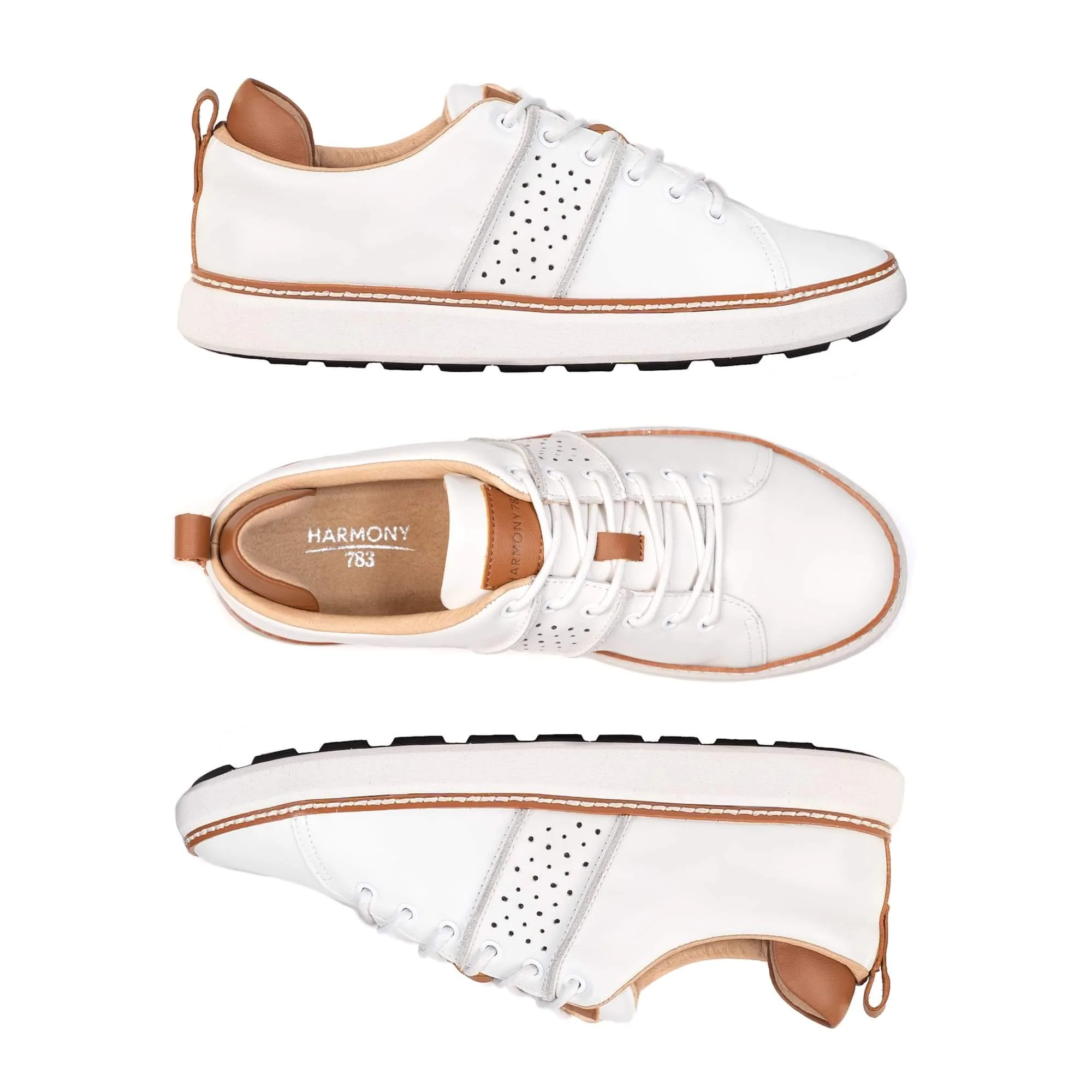 Classic Walker Grounding Shoes • White Leather - Image 3