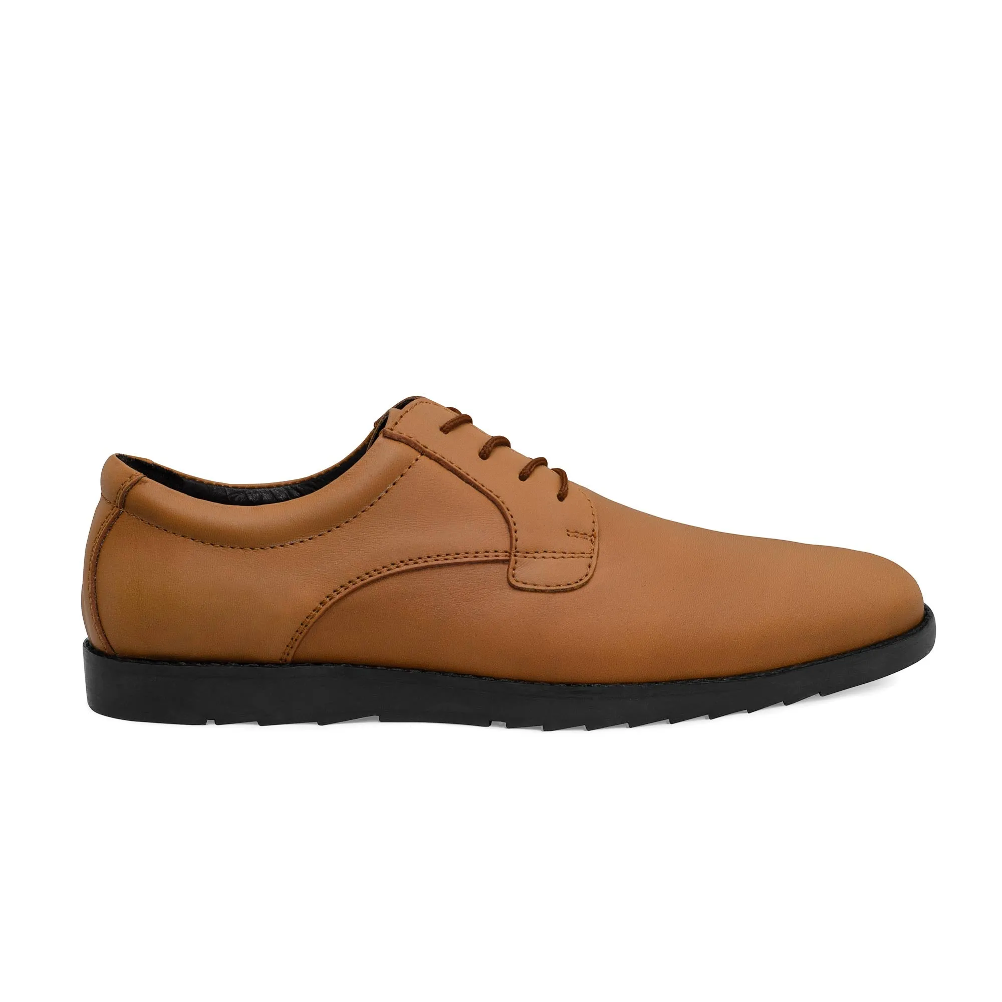 Classic Whiskey Derby Full Grain Leather Dress Sneakers - FINAL SALE - Image 15