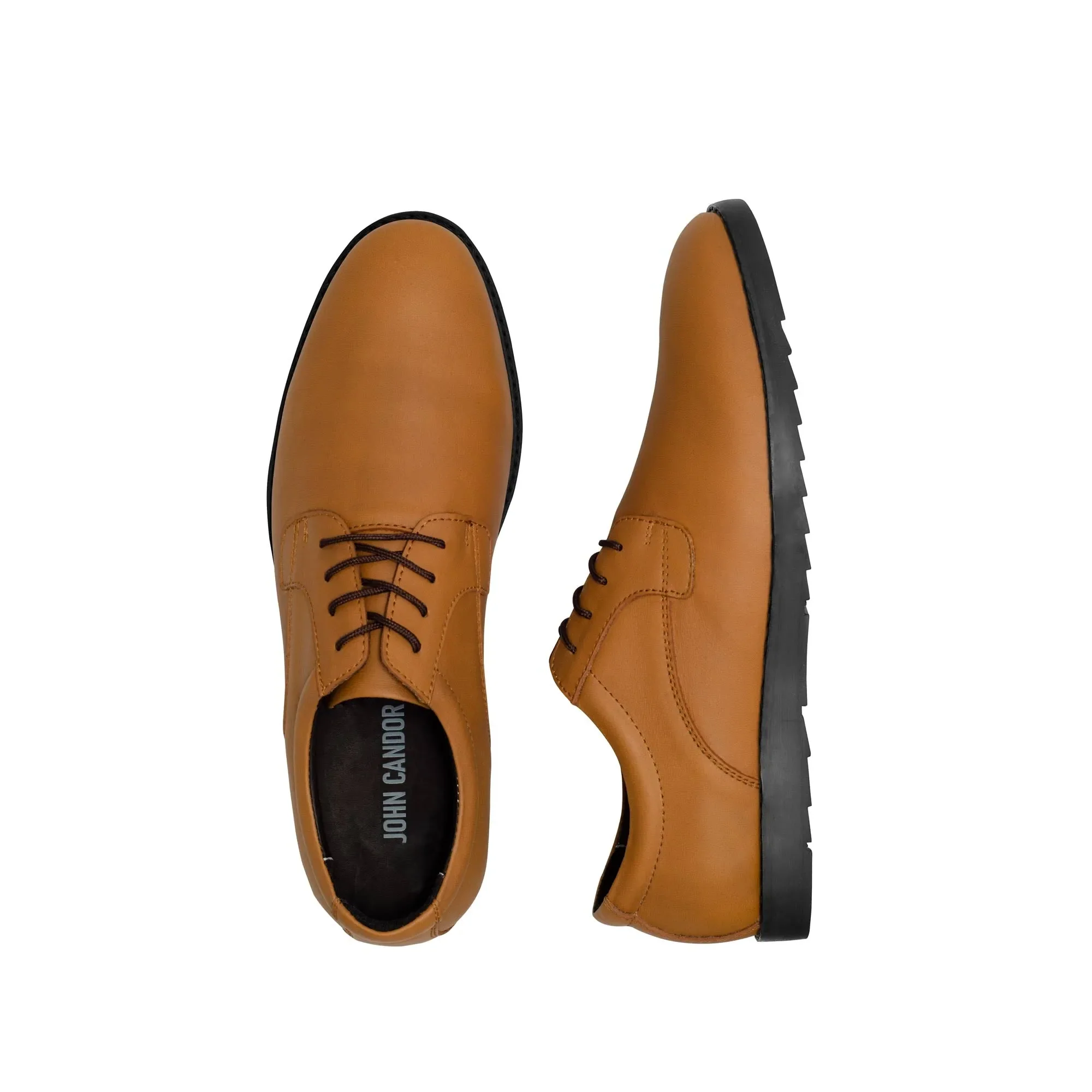 Classic Whiskey Derby Full Grain Leather Dress Sneakers - FINAL SALE - Image 16