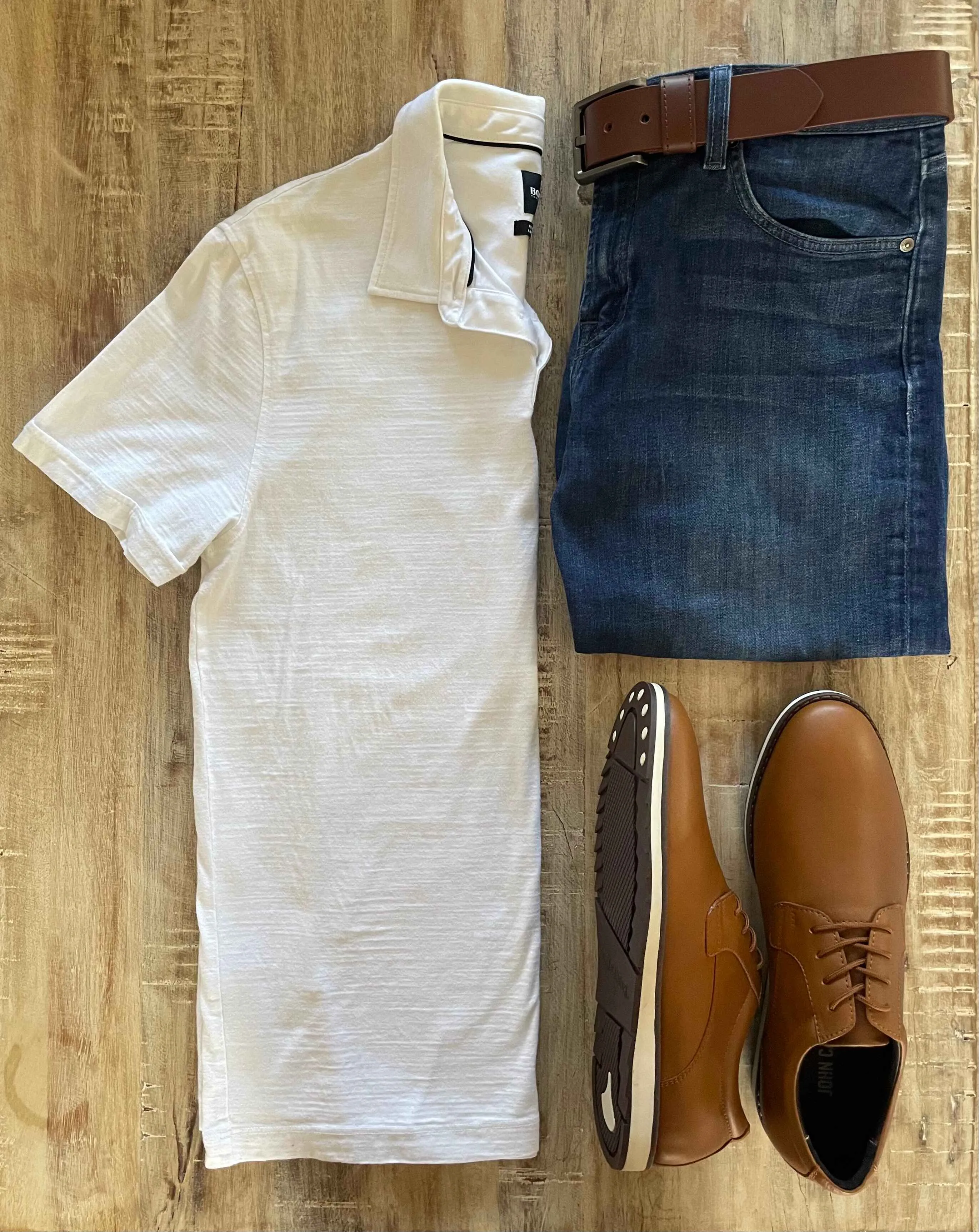 Classic Whiskey Derby Full Grain Leather Dress Sneakers - FINAL SALE - Image 4