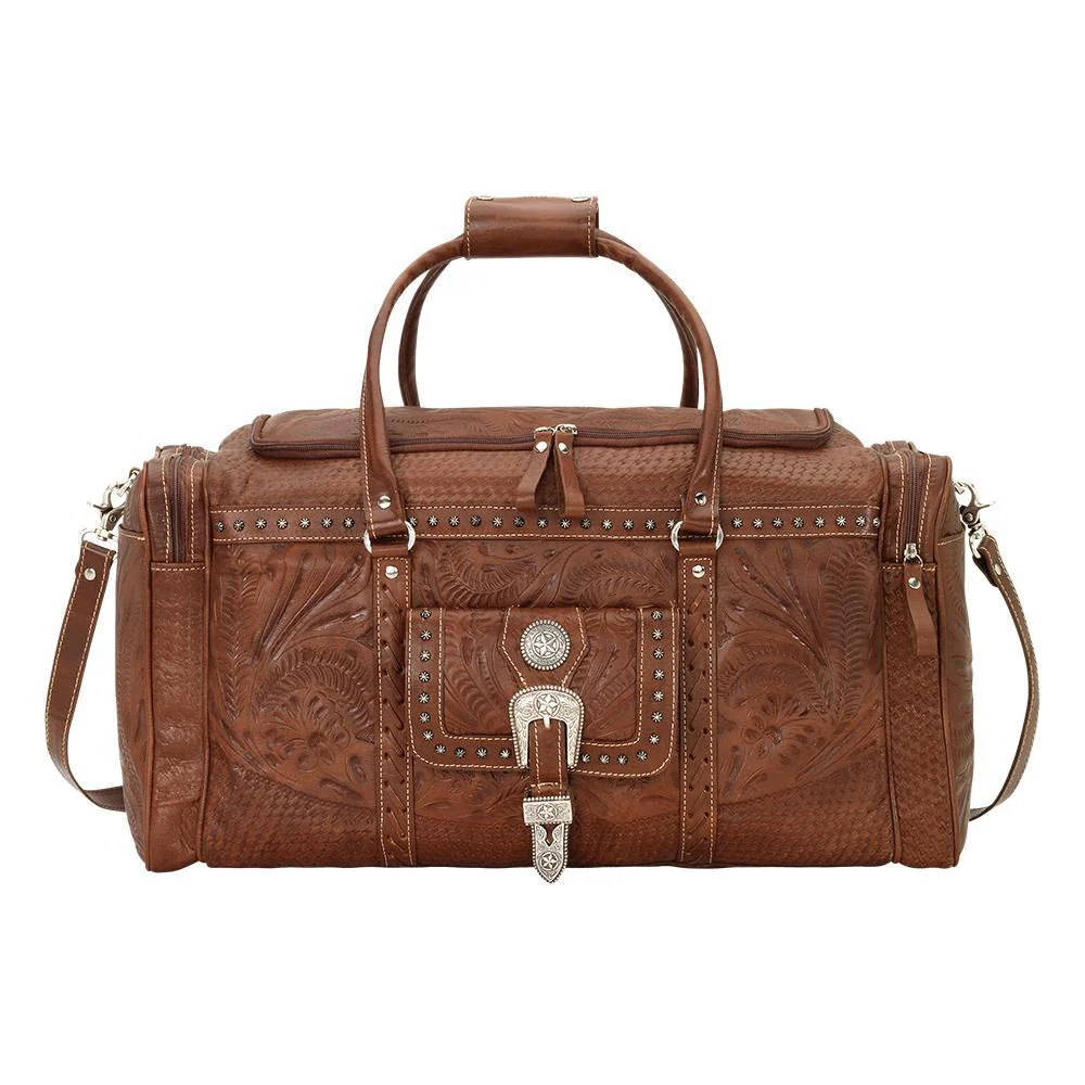 Classic Zip-Top Duffel Bag w/ Front Pouch and Side Zipper Pockets - Image 3