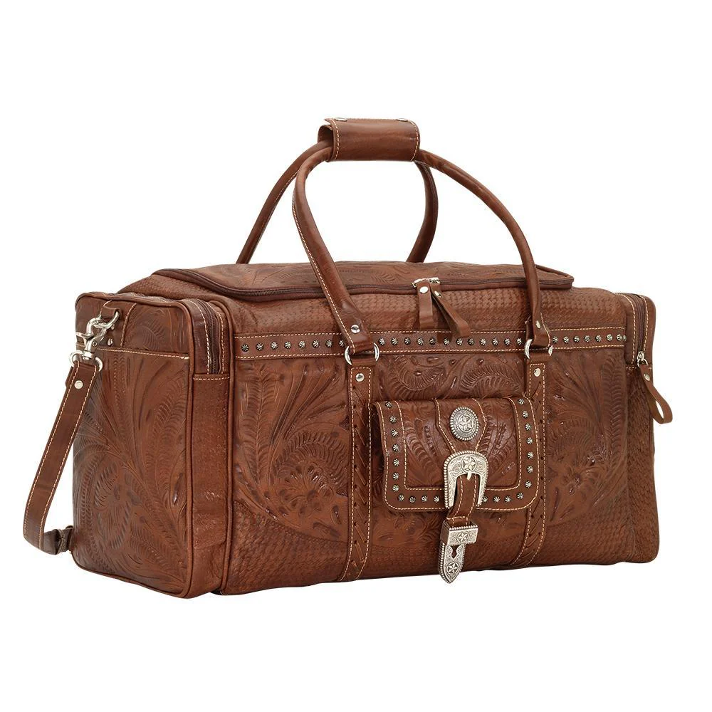 Classic Zip-Top Duffel Bag w/ Front Pouch and Side Zipper Pockets - Image 4