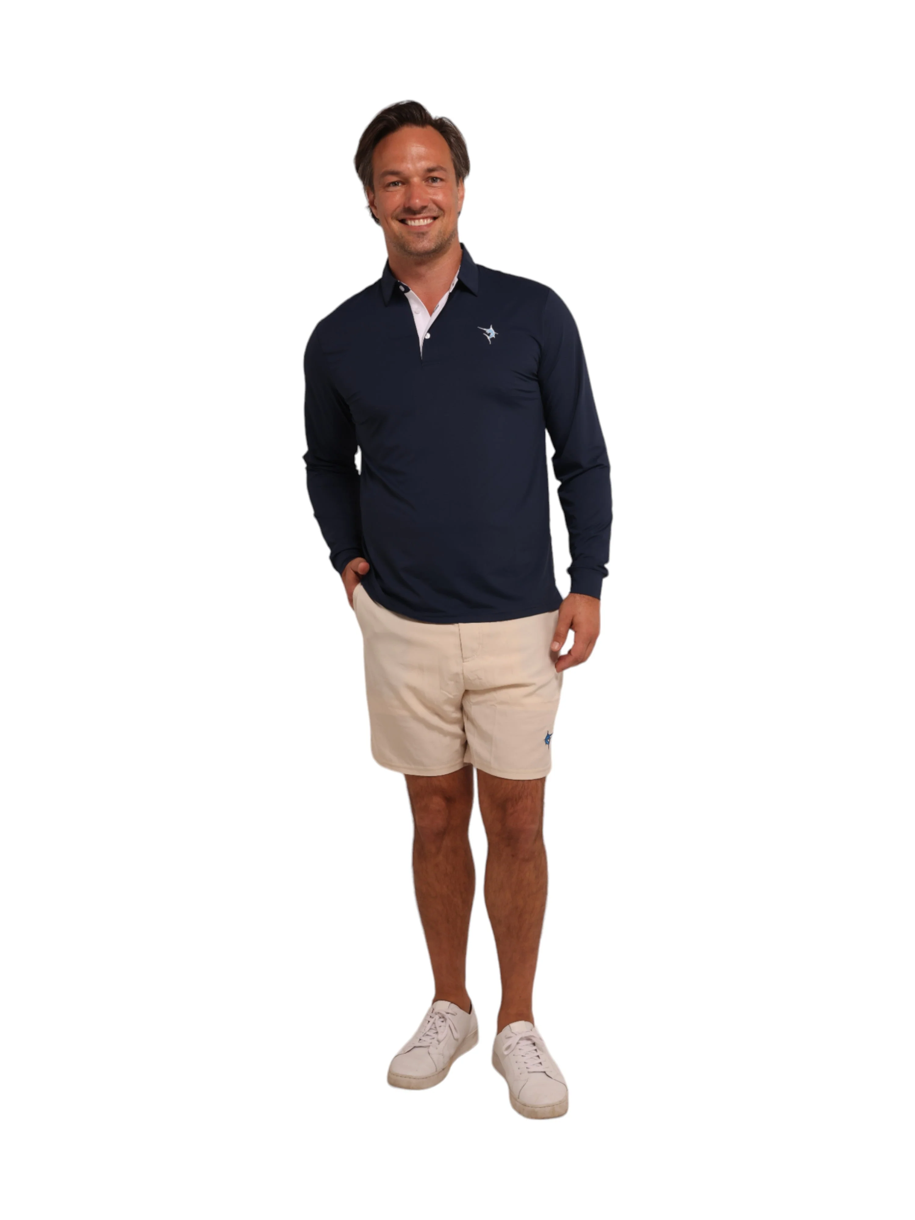 Coast Long Sleeve Polo - Image 2