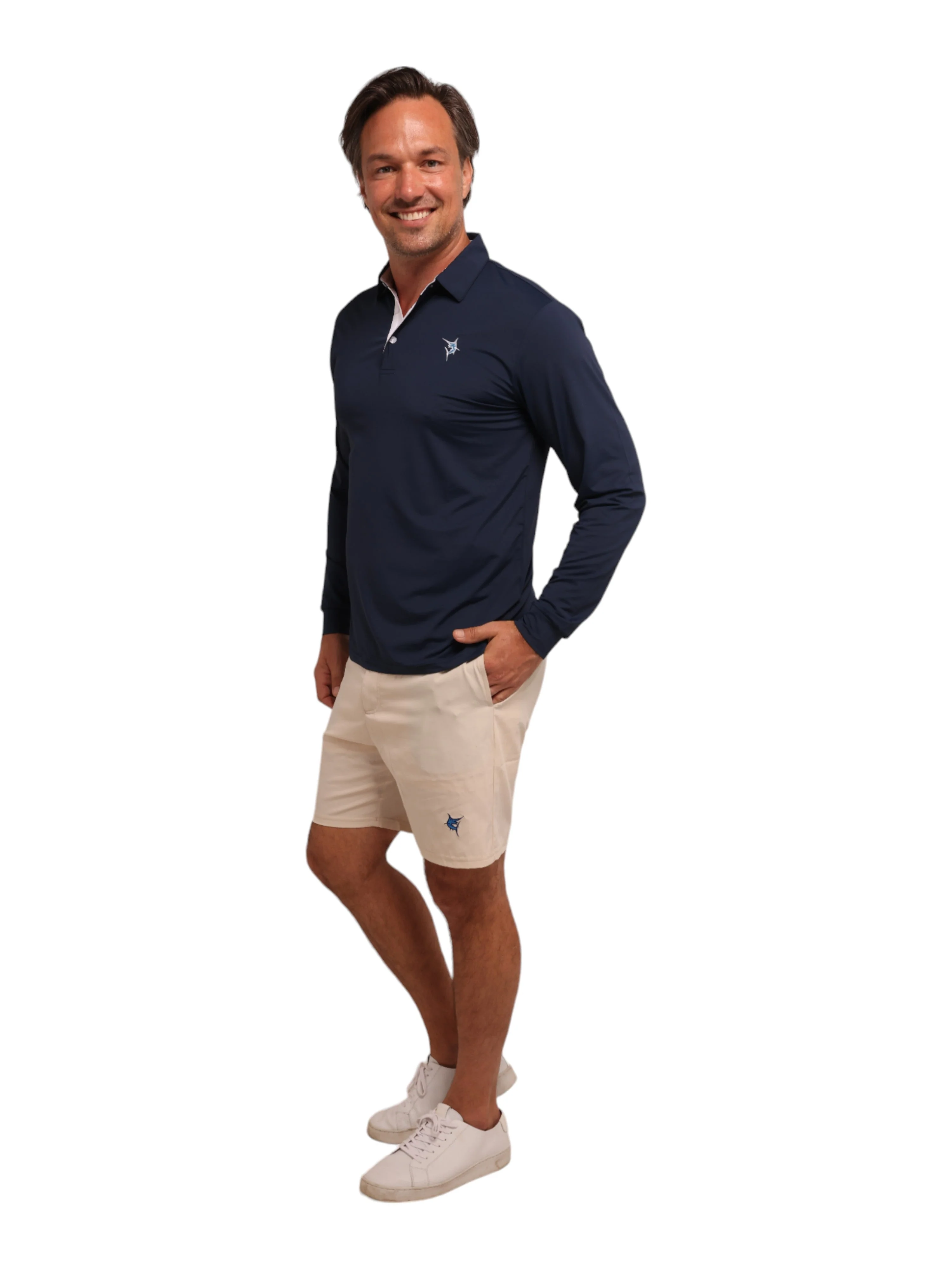 Coast Long Sleeve Polo - Image 4