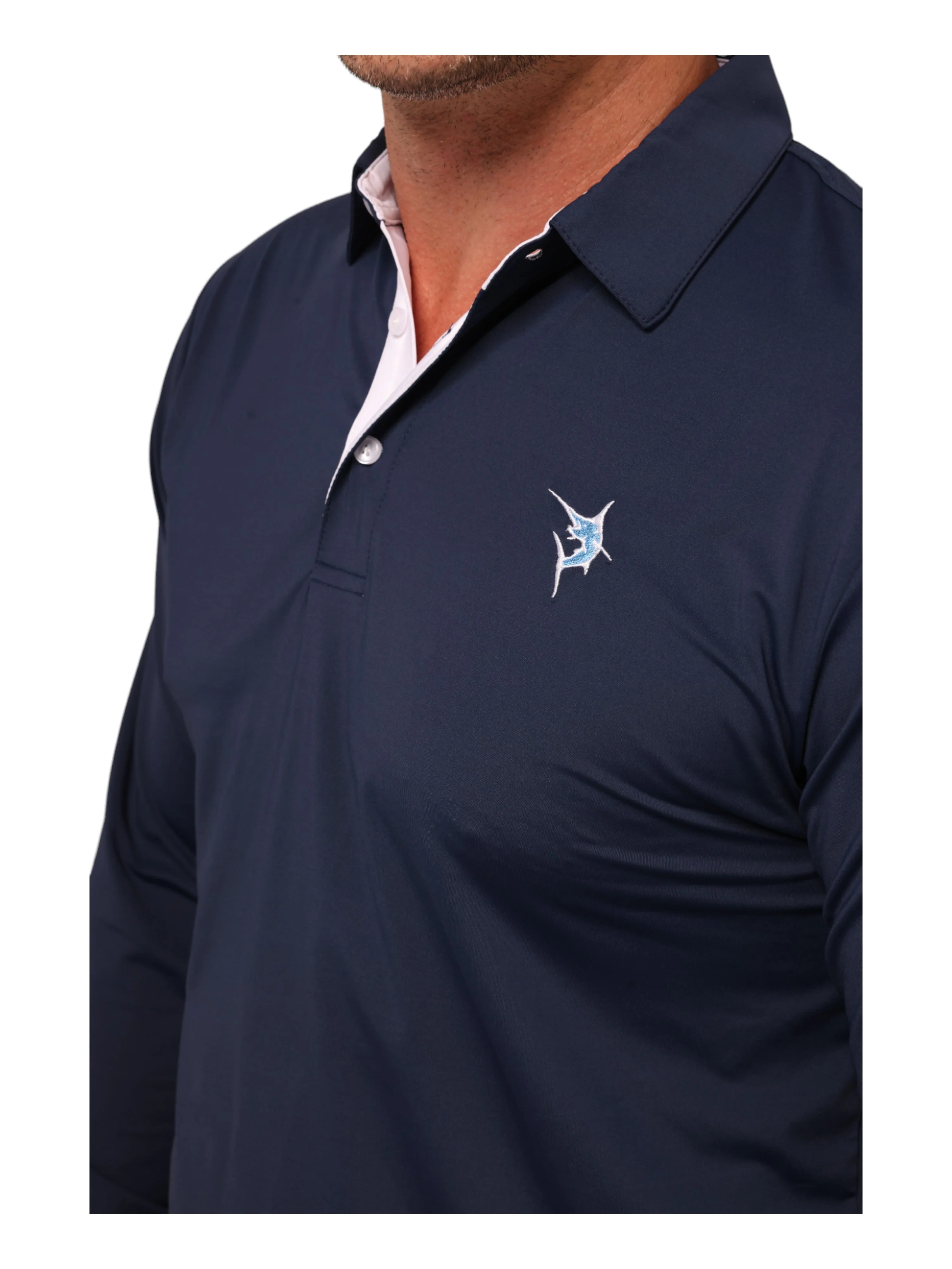 Coast Long Sleeve Polo - Image 5